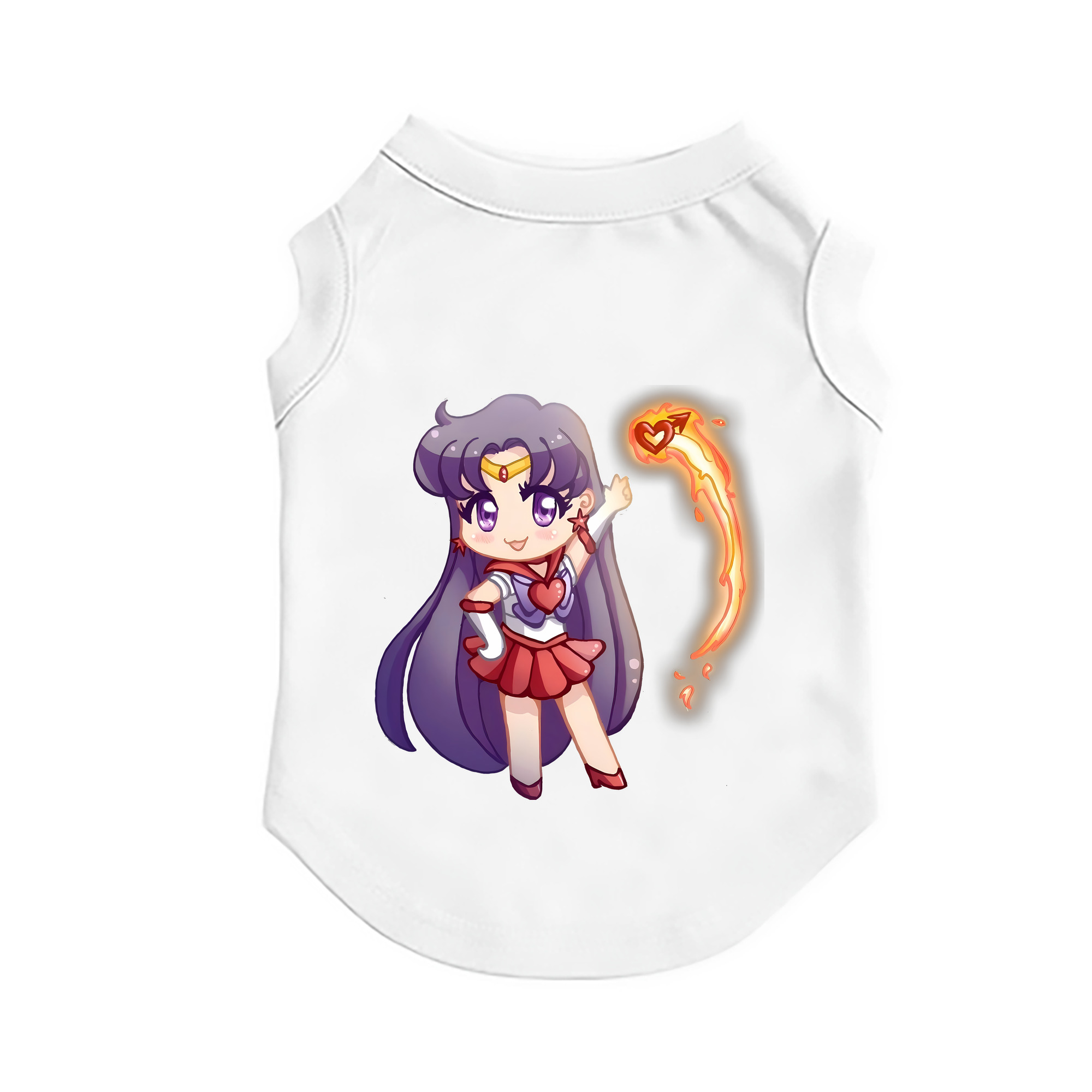 （画像用） 美少女戦士セーラームーン 火野レイ ひの レイ Sailor Moon Hino Rei （セーラーマーズ,Sailor Mars） ペット用ベスト