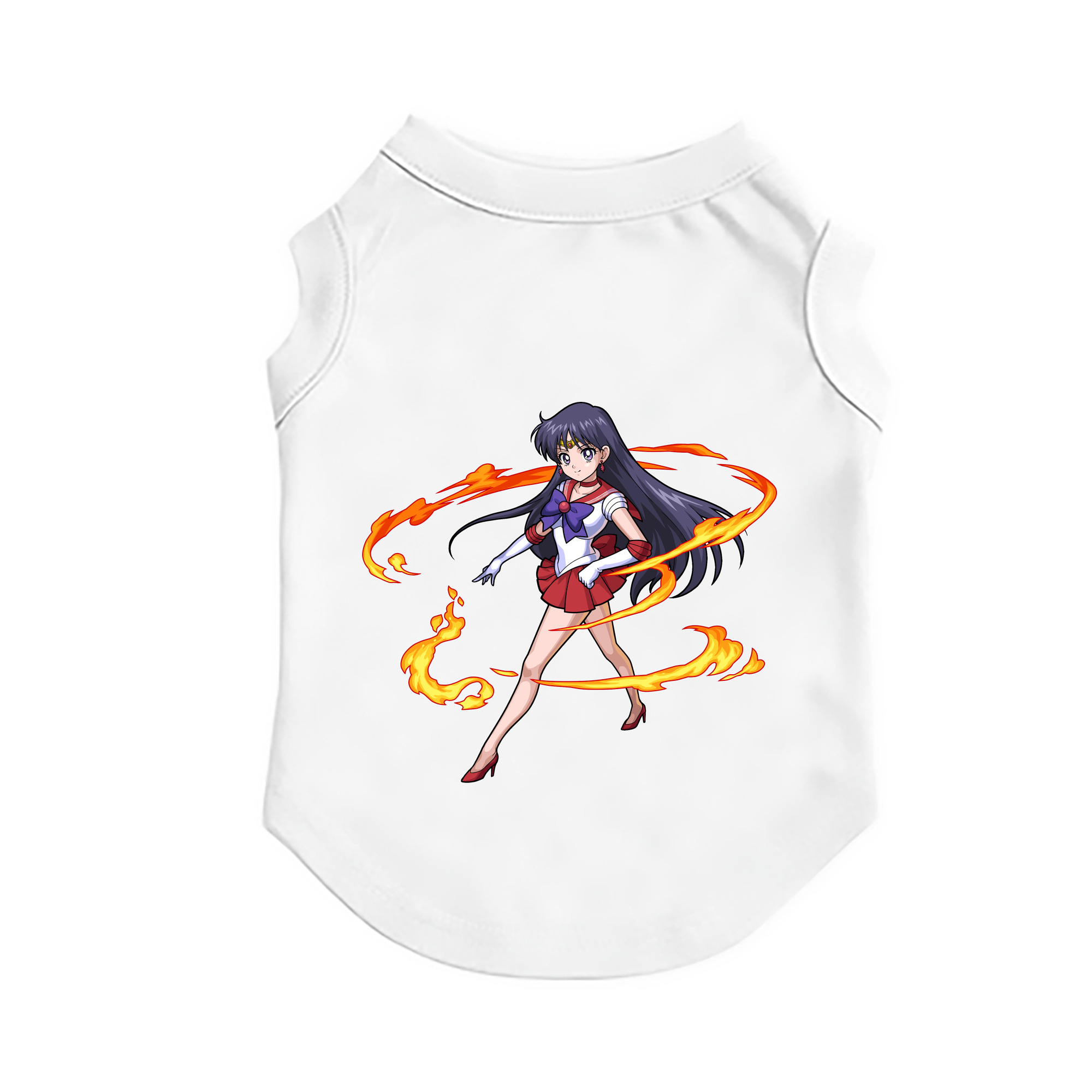 （画像用） 美少女戦士セーラームーン 火野レイ ひの レイ Sailor Moon Hino Rei （セーラーマーズ,Sailor Mars） ペット用ベスト