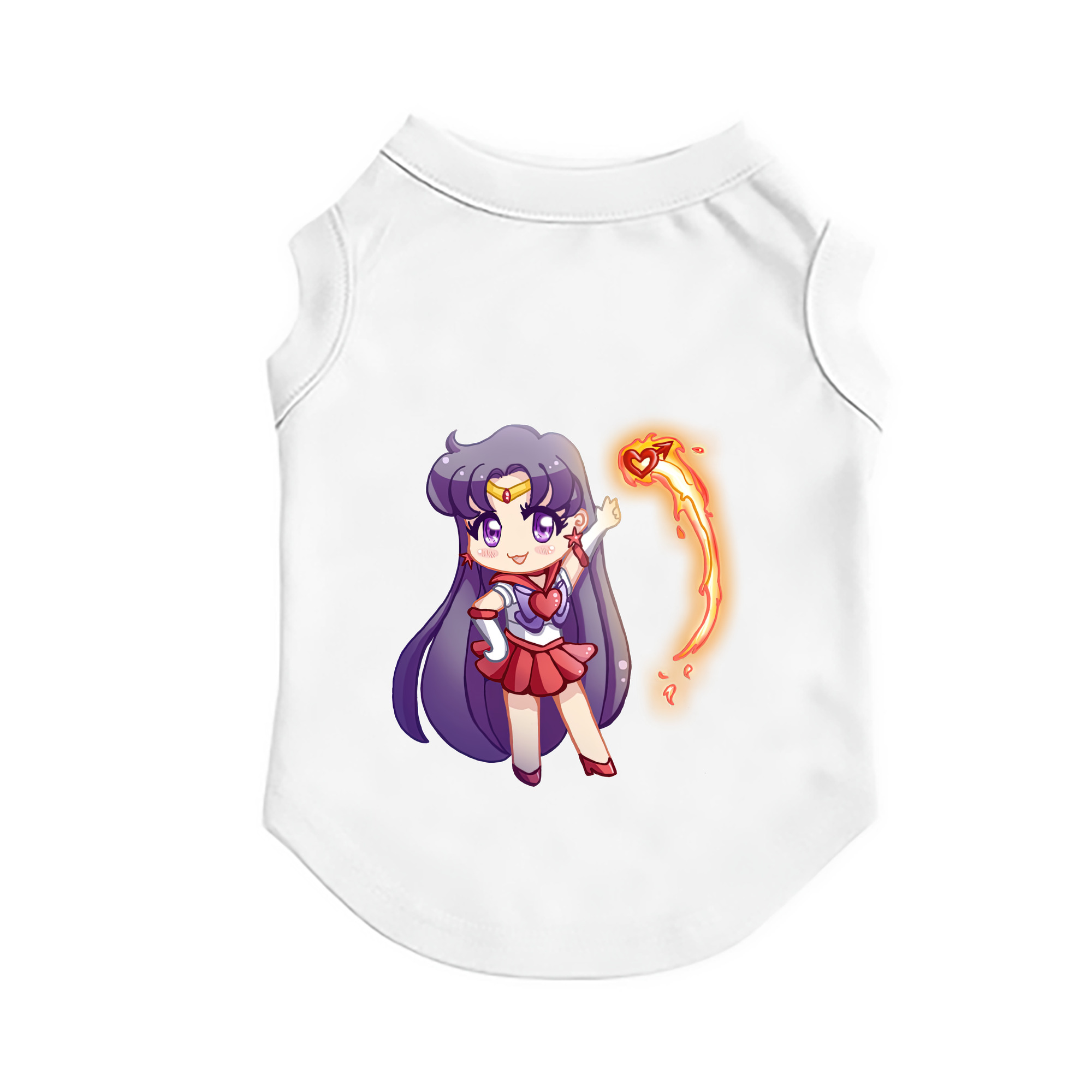 （画像用） 美少女戦士セーラームーン 火野レイ ひの レイ Sailor Moon Hino Rei （セーラーマーズ,Sailor Mars） ペット用ベスト