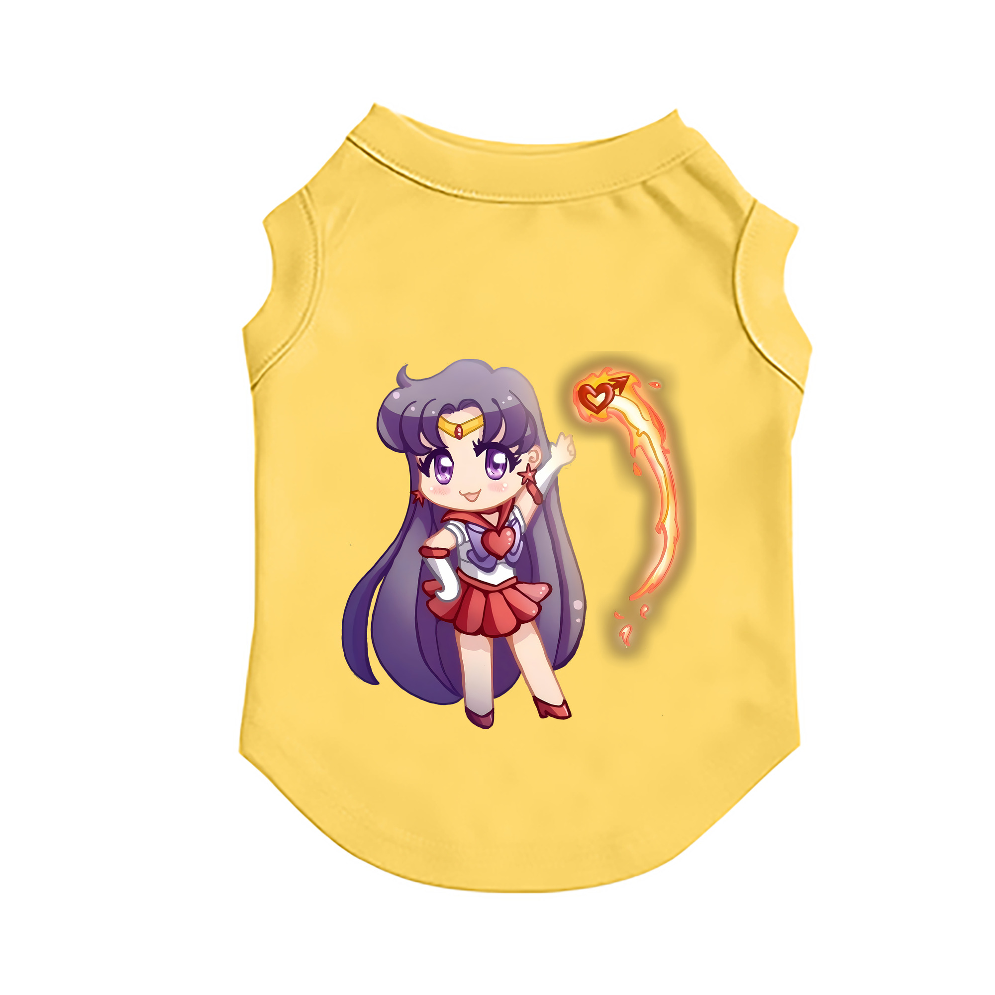 （画像用） 美少女戦士セーラームーン 火野レイ ひの レイ Sailor Moon Hino Rei （セーラーマーズ,Sailor Mars） ペット用ベスト