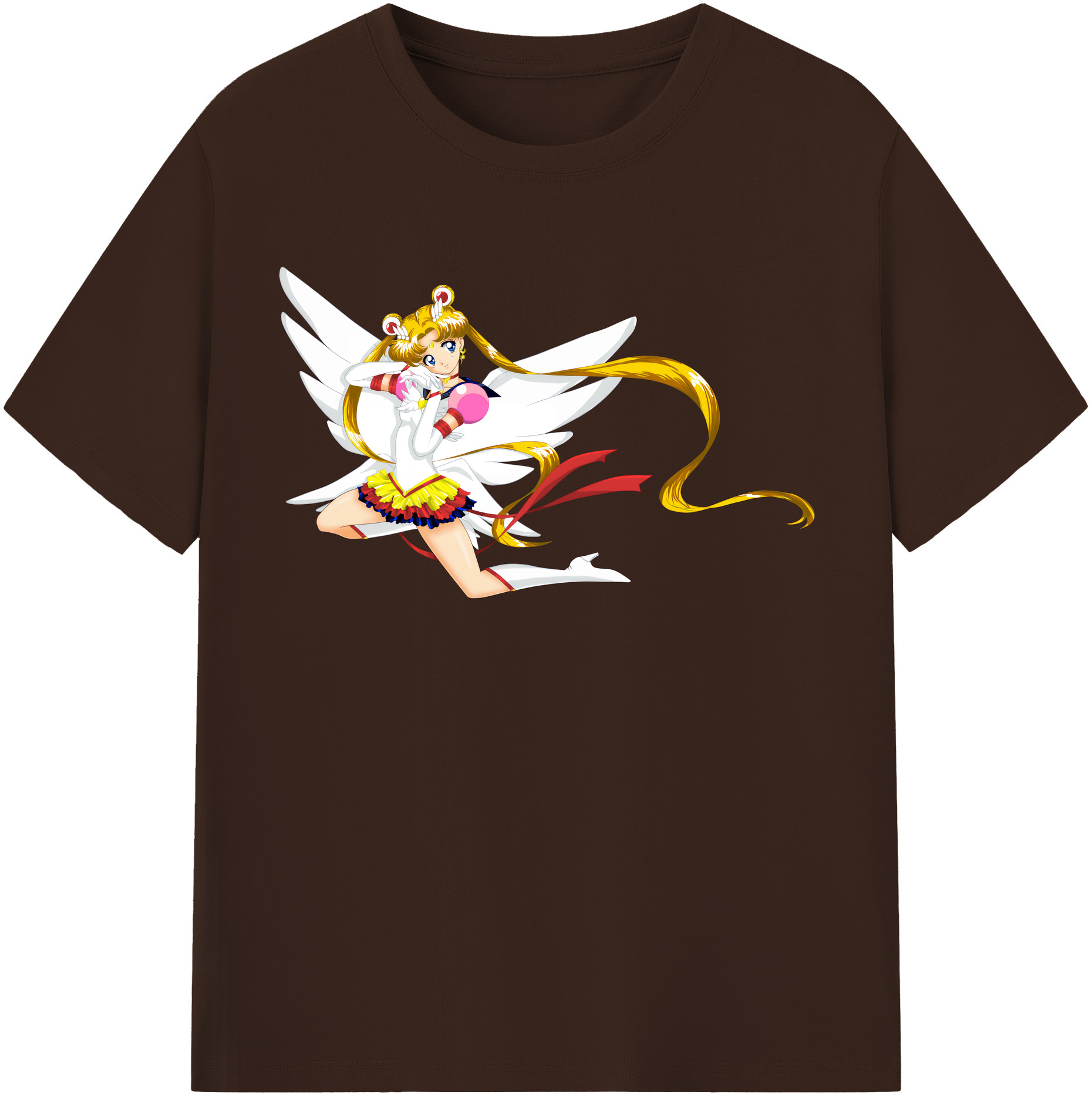 （画像用） 美少女戦士セーラームーン 月野 うさぎ つきの うさぎ Sailor Moon Tsukino Usagi 綿100％半袖Tシャツ（フロントプリント）