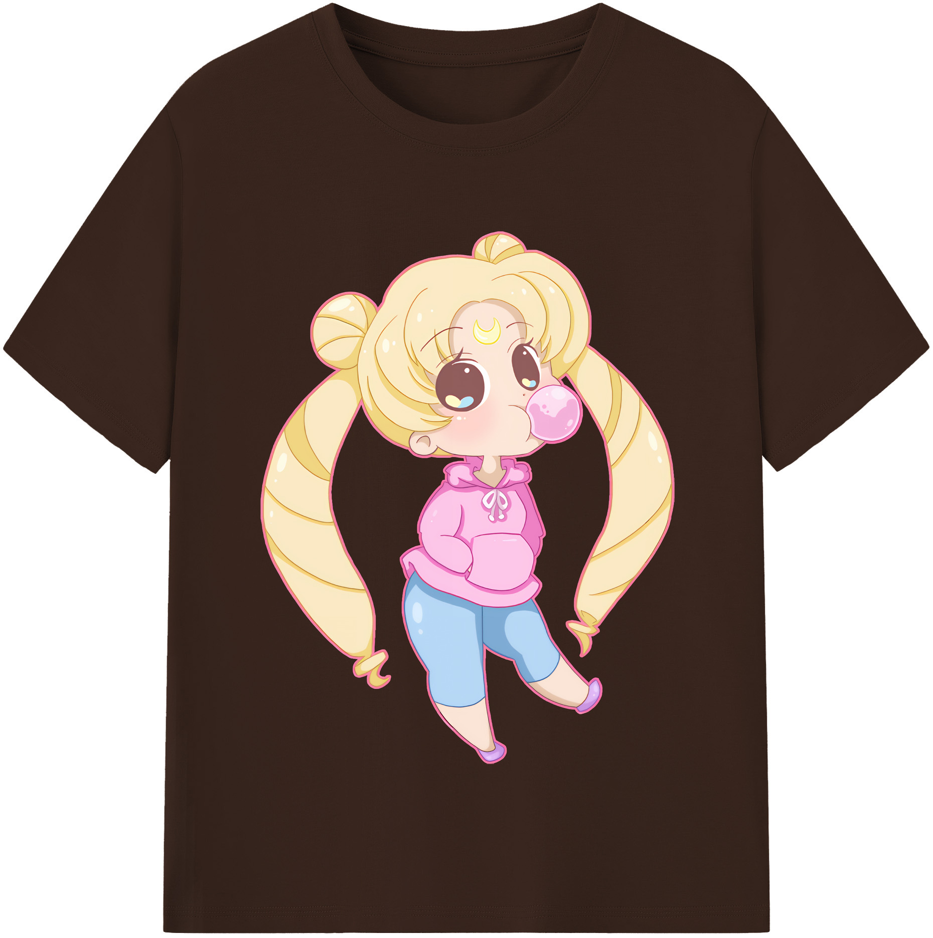 （画像用） 美少女戦士セーラームーン 愛野 美奈子 あいの みなこ Sailor Moon Aino Minako 綿100％半袖Tシャツ（フロントプリント）