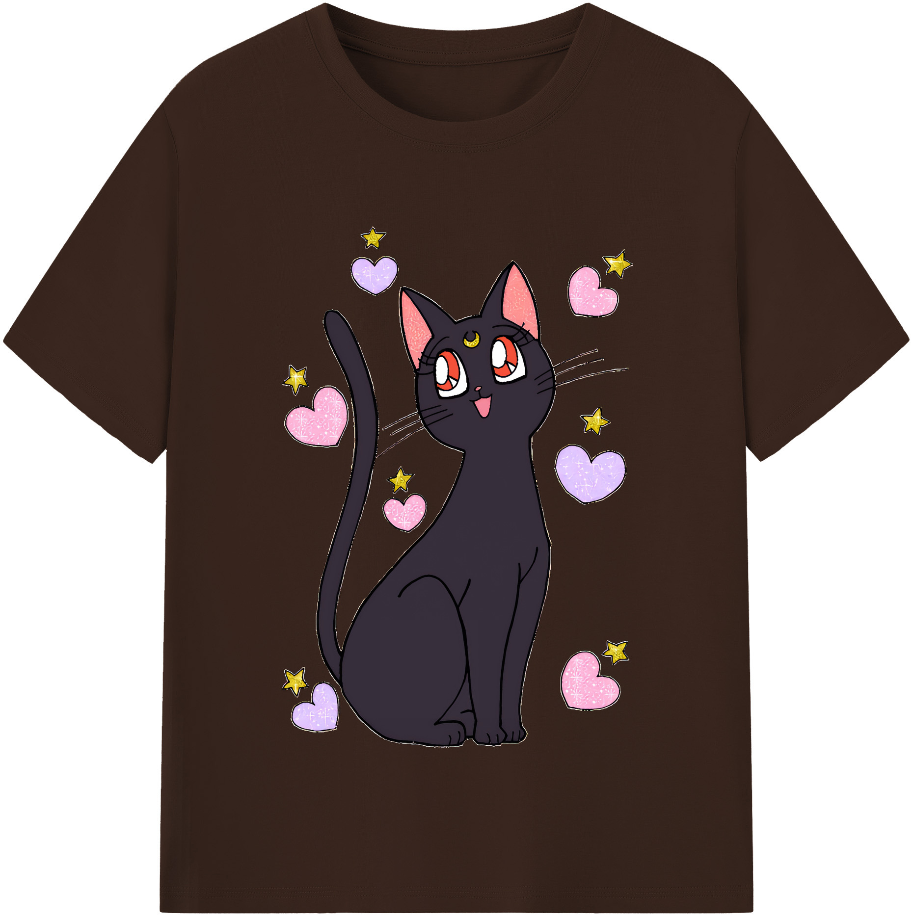 （画像用） 美少女戦士セーラームーン Sailor Moon 綿100％半袖Tシャツ（フロントプリント）