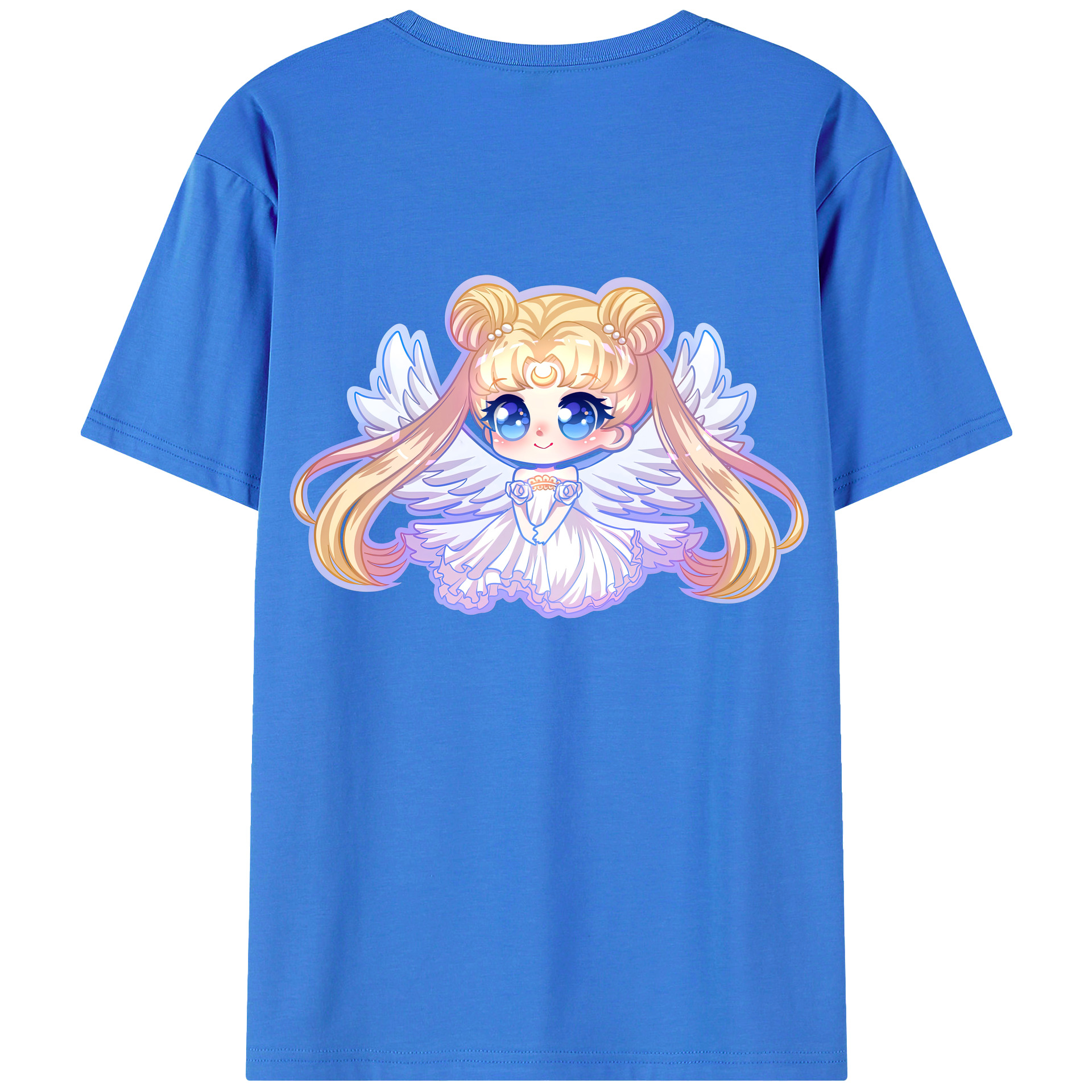 （画像用） 美少女戦士セーラームーン 愛野 美奈子 あいの みなこ Sailor Moon Aino Minako 綿100％半袖Tシャツ（背面プリント）