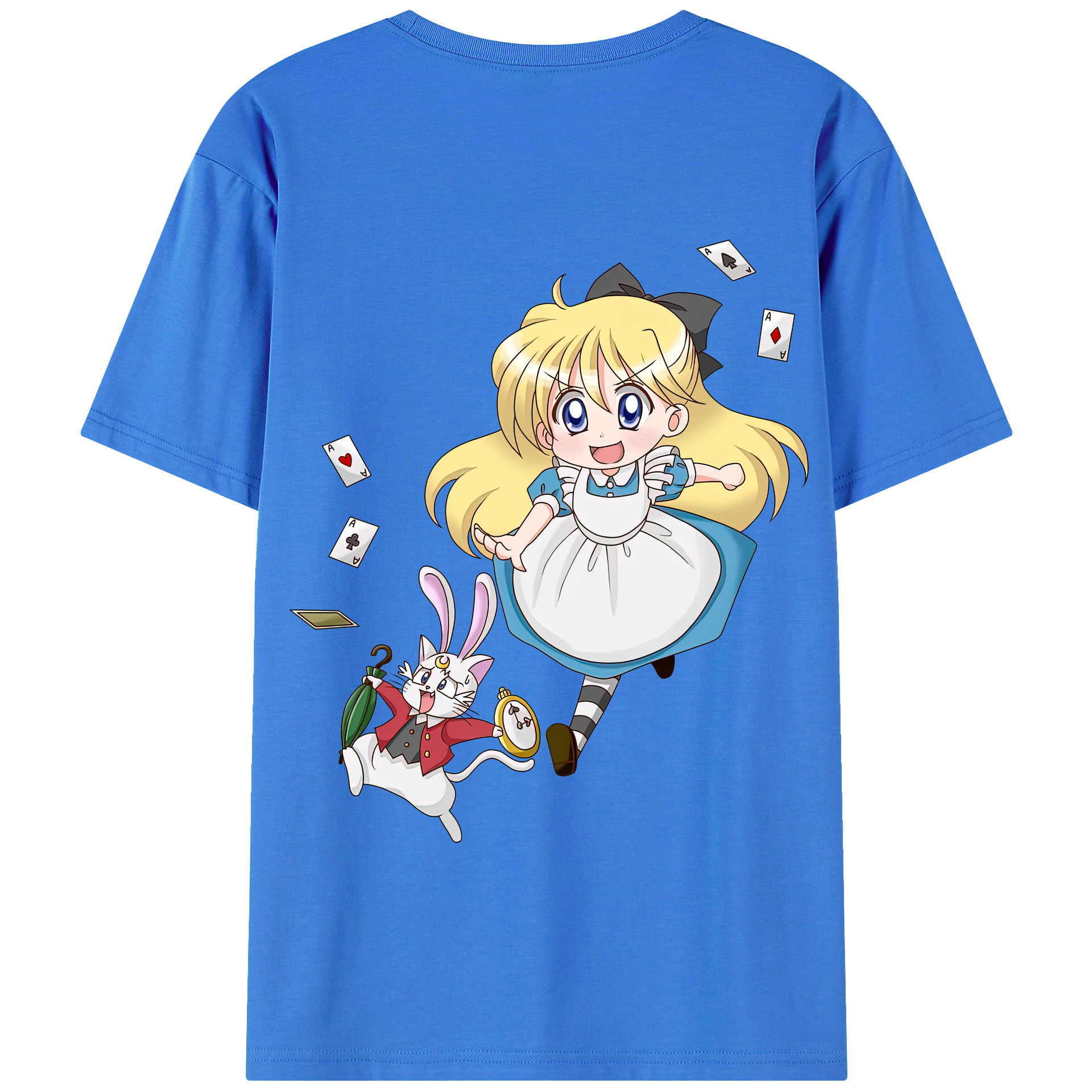 （画像用） 美少女戦士セーラームーン 愛野 美奈子 あいの みなこ Sailor Moon Aino Minako 綿100％半袖Tシャツ（背面プリント）