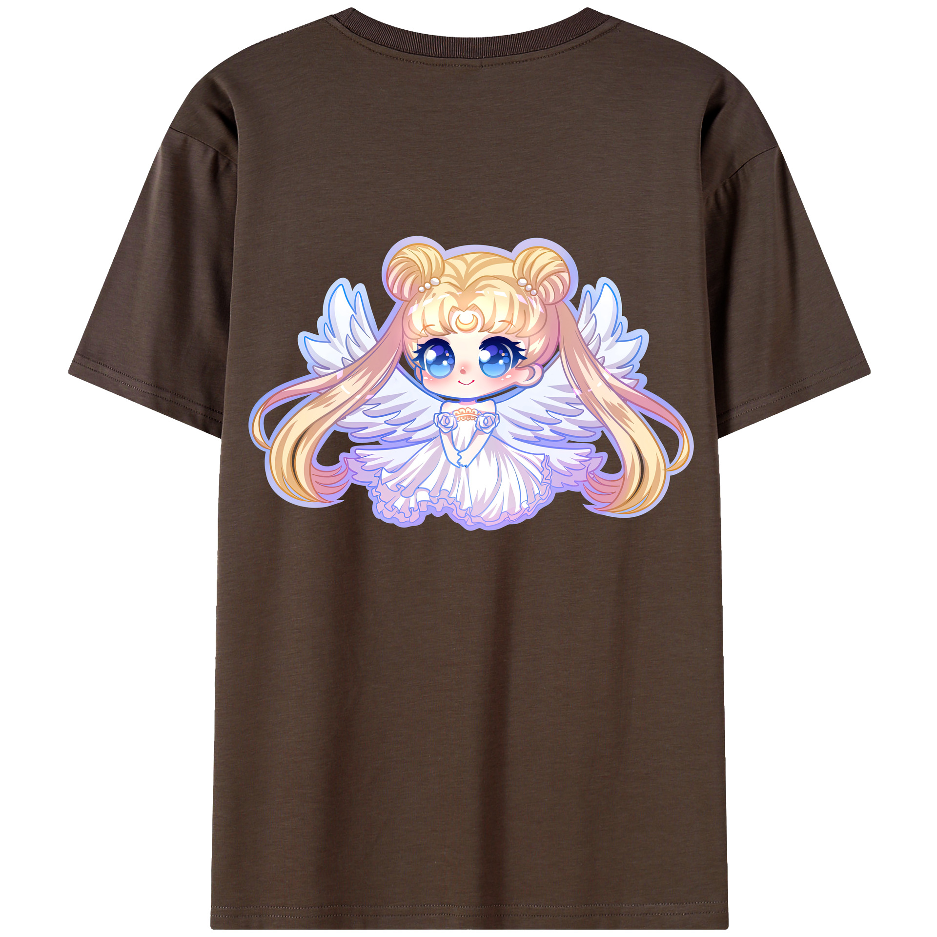 （画像用） 美少女戦士セーラームーン 愛野 美奈子 あいの みなこ Sailor Moon Aino Minako 綿100％半袖Tシャツ（背面プリント）