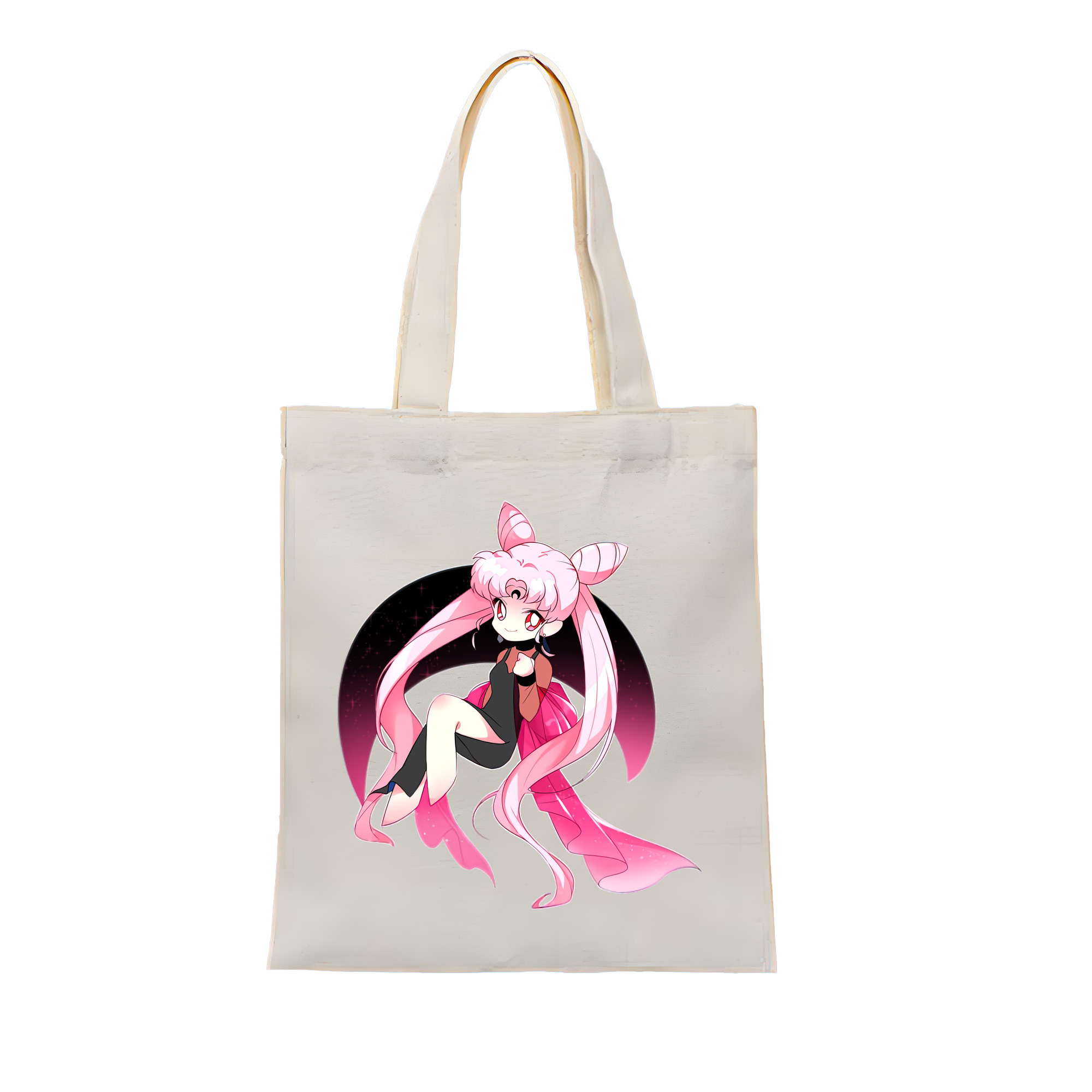 （画像用） 美少女戦士セーラームーン ちびうさ Sailor Moon Chibiusa Tsukino Usagi Small Lady Serenity 縦型キャンバス生地手提げバッグ　トートバッグ