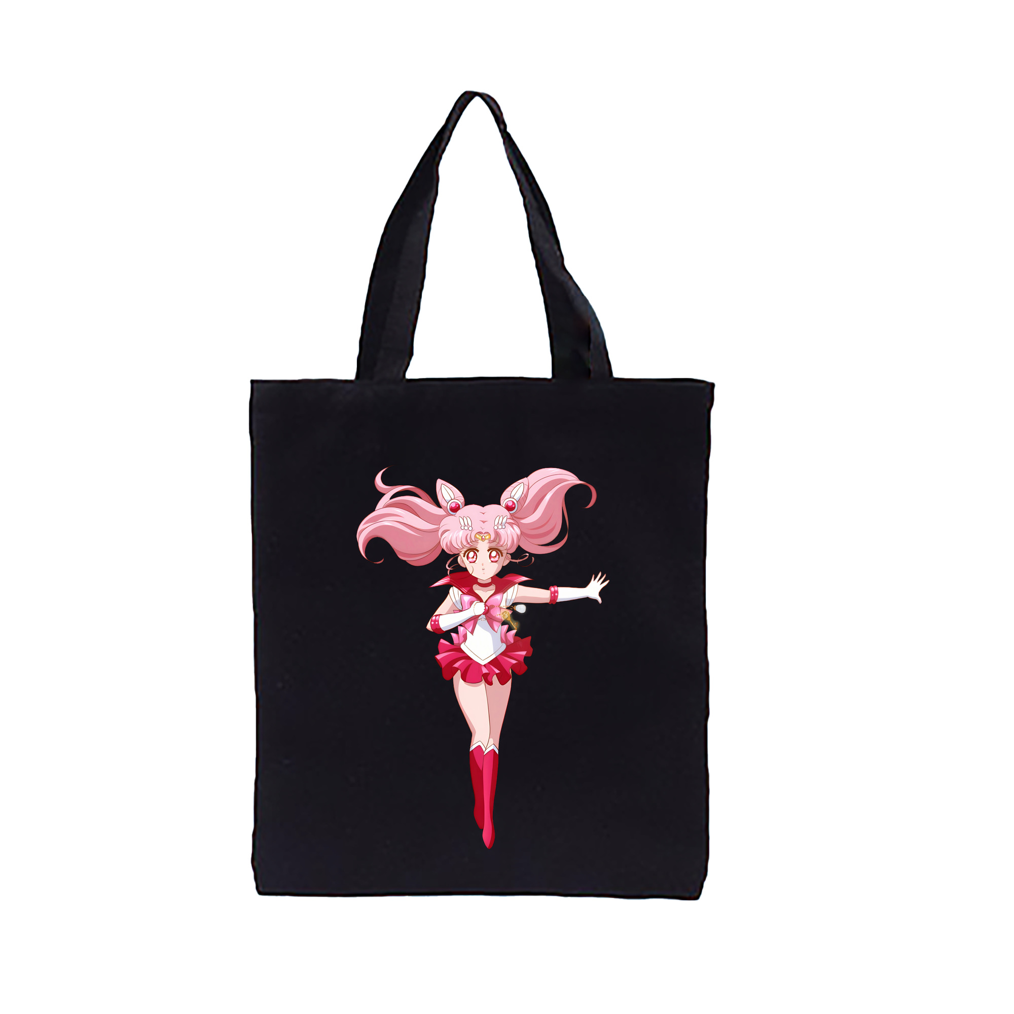 （画像用） 美少女戦士セーラームーン ちびうさ Sailor Moon Chibiusa Tsukino Usagi Small Lady Serenity 縦型キャンバス生地手提げバッグ　トートバッグ