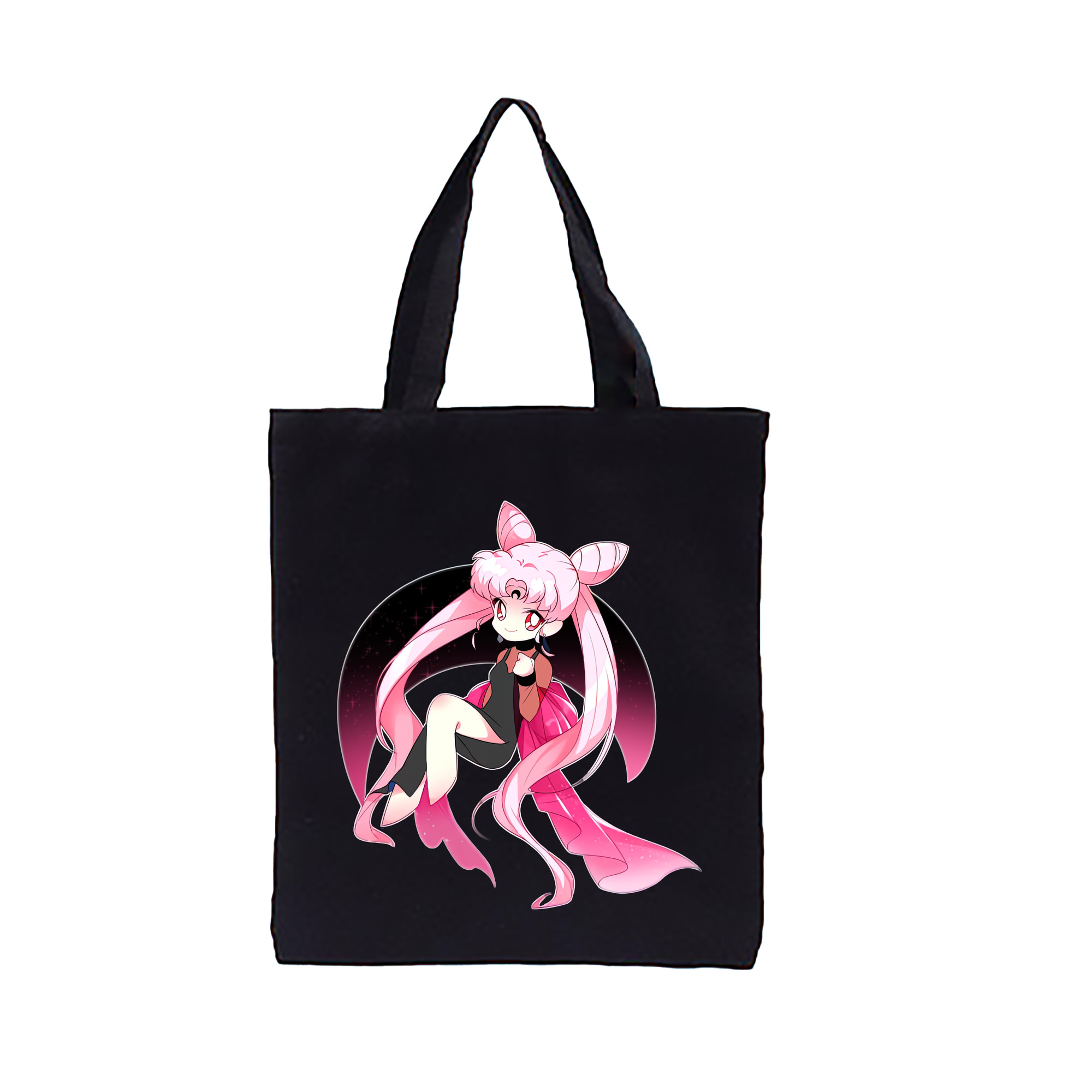 （画像用） 美少女戦士セーラームーン ちびうさ Sailor Moon Chibiusa Tsukino Usagi Small Lady Serenity 縦型キャンバス生地手提げバッグ　トートバッグ