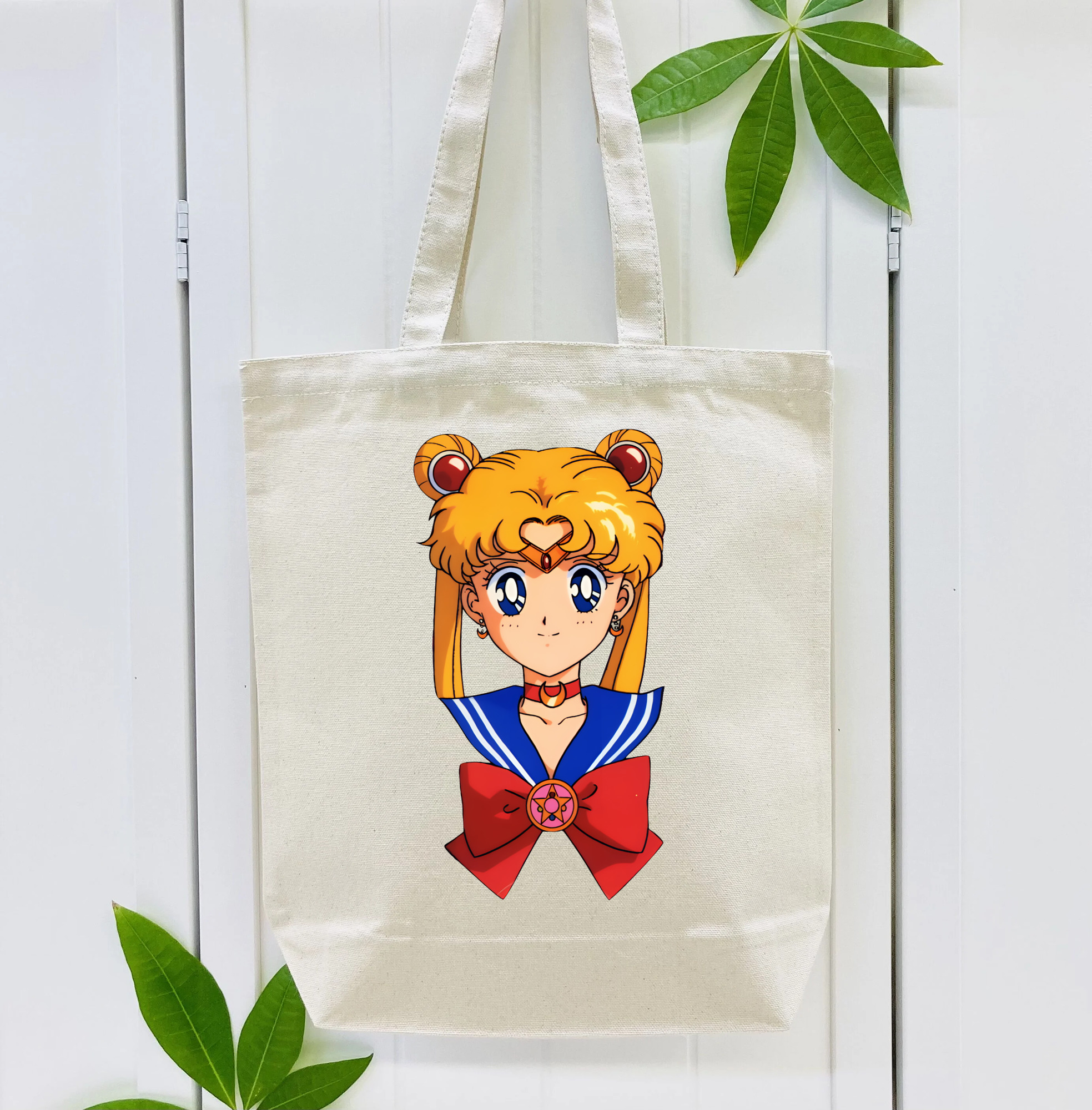美少女戦士セーラームーン 月野 うさぎ つきの うさぎ Sailor Moon Tsukino Usagi 縦型キャンバス生地手提げバッグ　トートバッグ