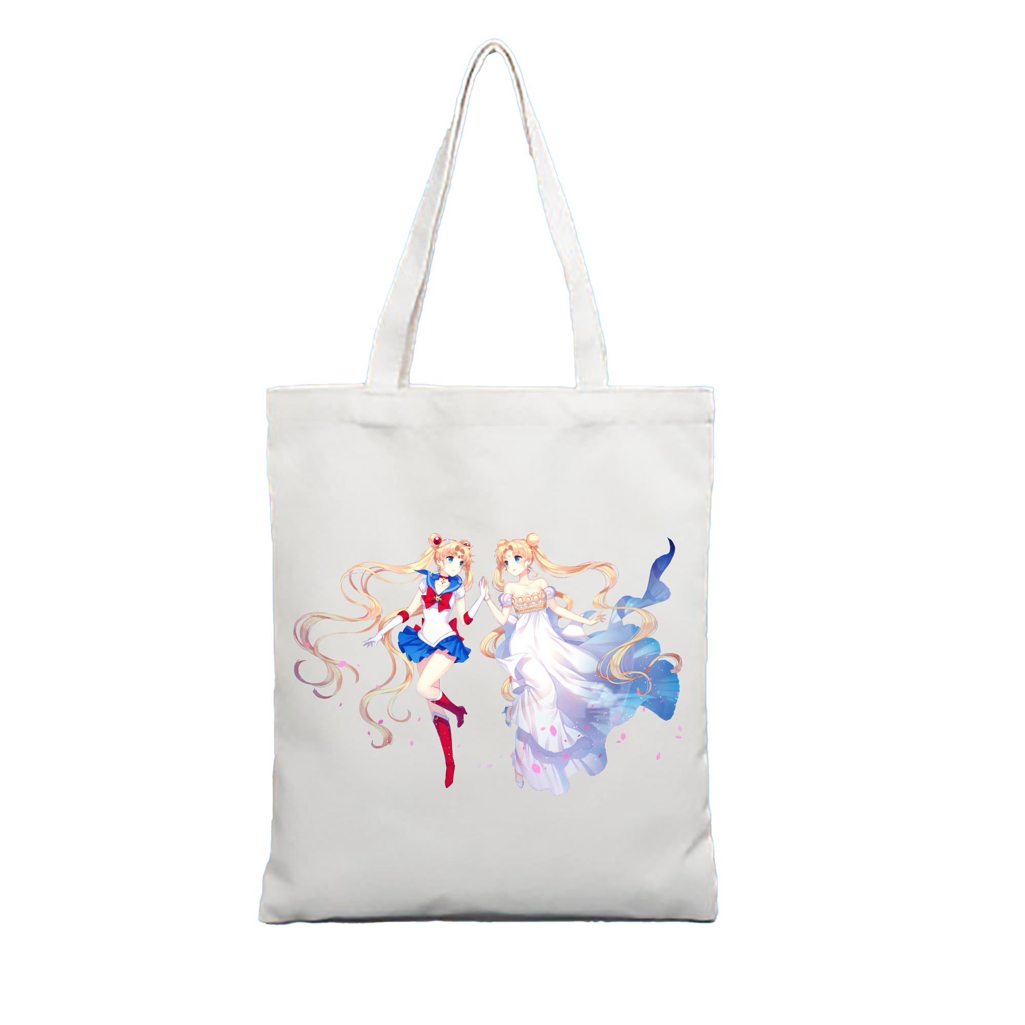 （画像用） 美少女戦士セーラームーン 月野 うさぎ つきの うさぎ Sailor Moon Tsukino Usagi 縦型キャンバス生地手提げバッグ　トートバッグ