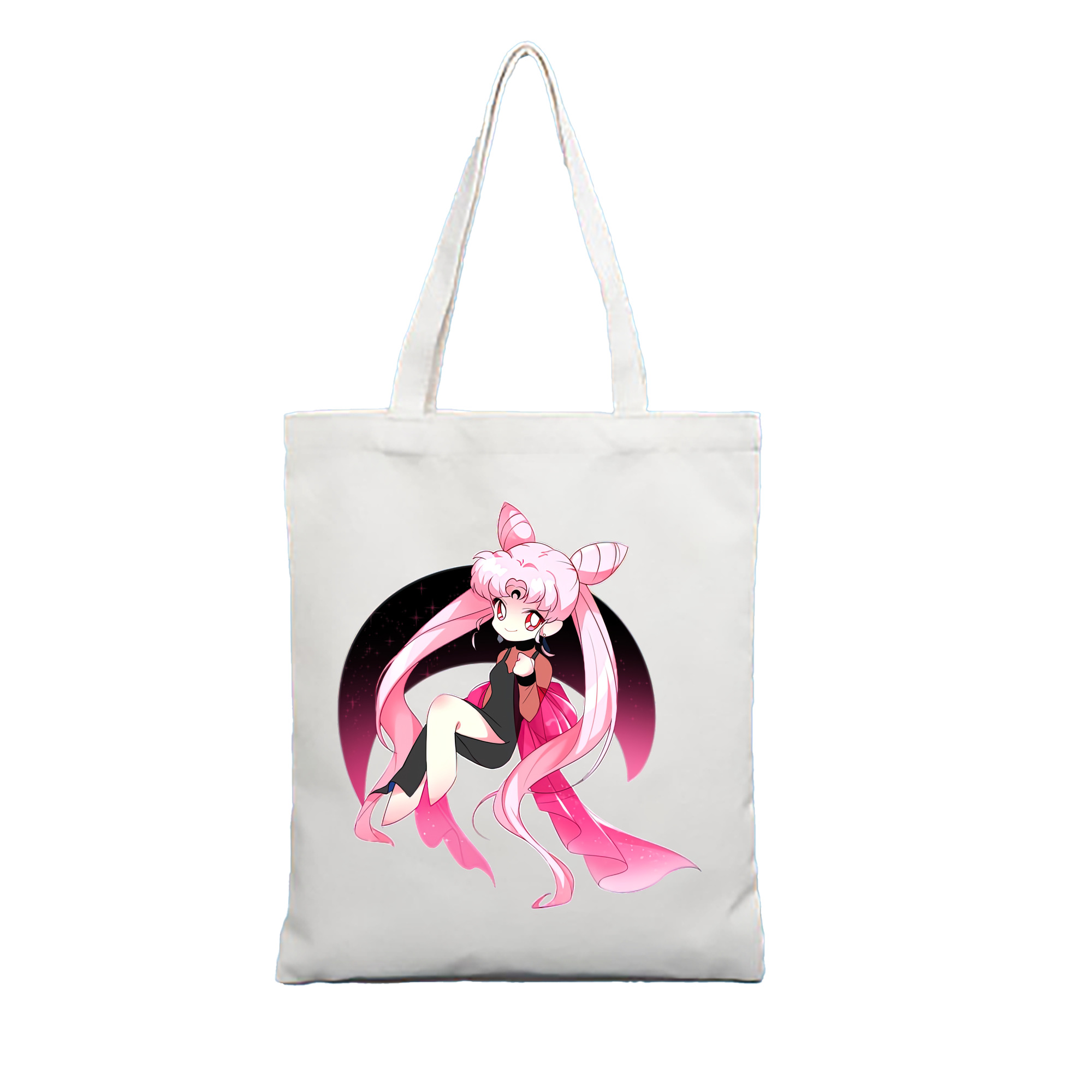 （画像用） 美少女戦士セーラームーン ちびうさ Sailor Moon Chibiusa Tsukino Usagi Small Lady Serenity 縦型キャンバス生地手提げバッグ　トートバッグ