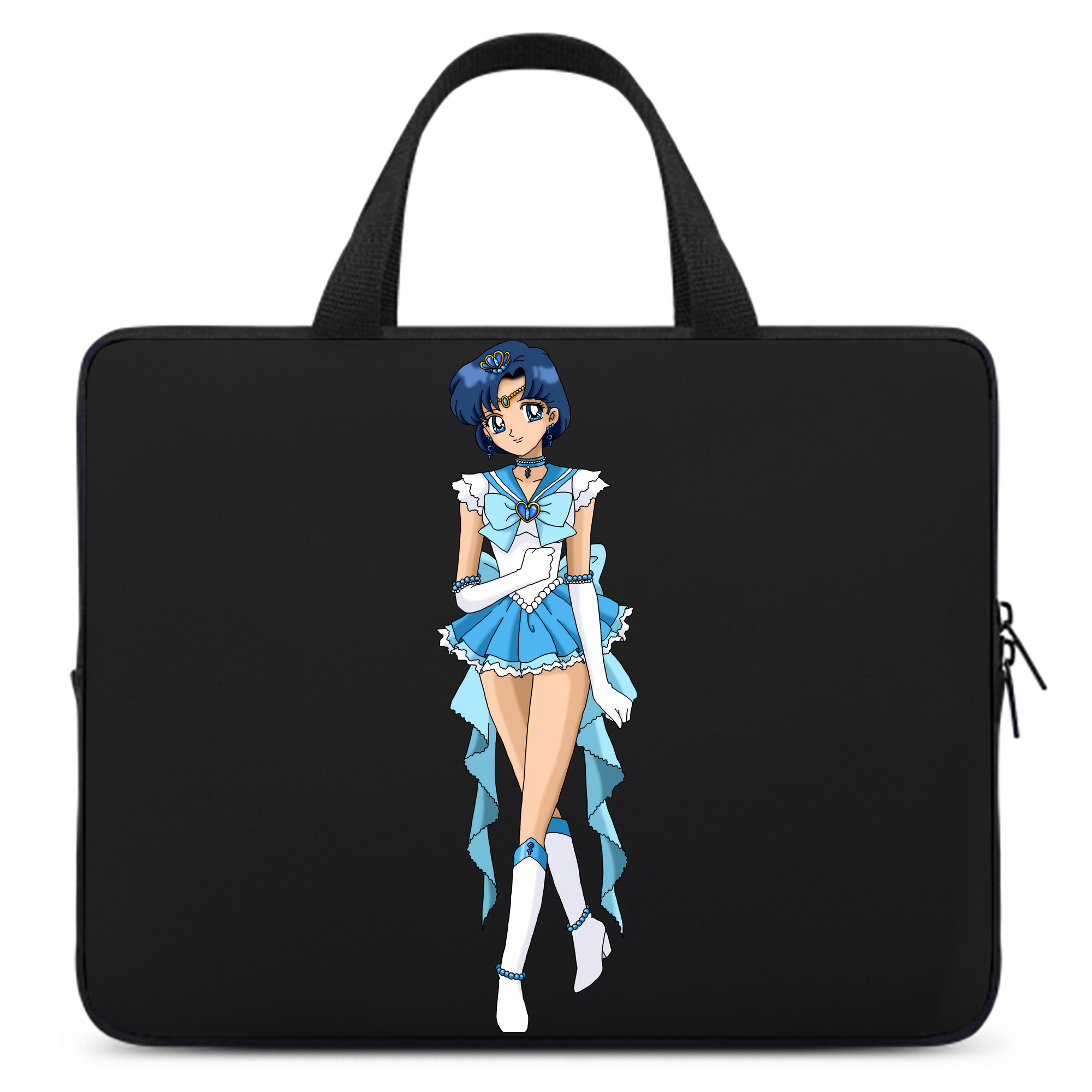 （画像用） 美少女戦士セーラームーン 水野 亜美 みずの あみ Sailor Moon Mizuno Ami 手提げノートパソコンバッグ
