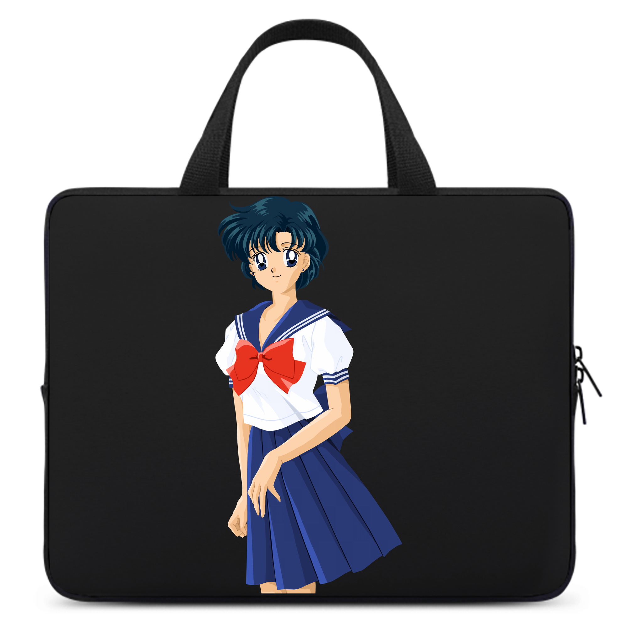 （画像用） 美少女戦士セーラームーン 水野 亜美 みずの あみ Sailor Moon Mizuno Ami 手提げノートパソコンバッグ