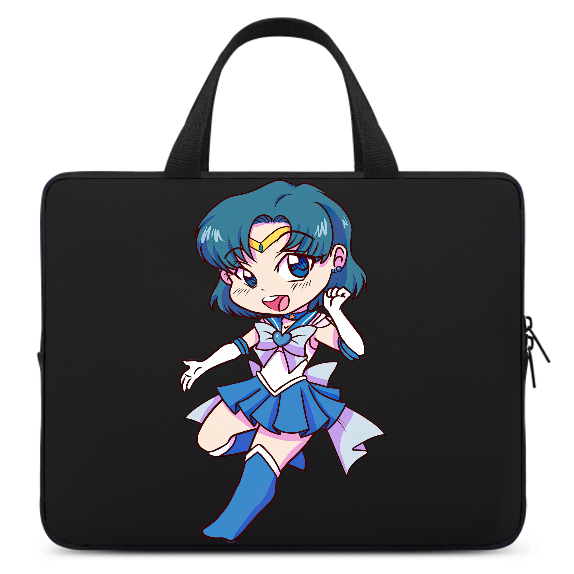 （画像用） 美少女戦士セーラームーン 水野 亜美 みずの あみ Sailor Moon Mizuno Ami 手提げノートパソコンバッグ