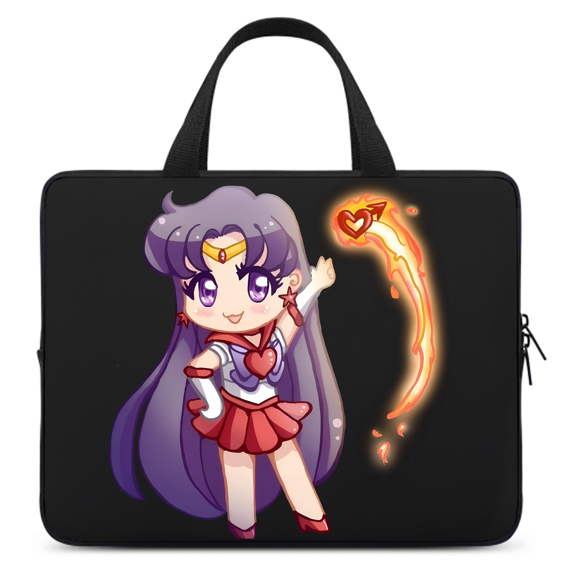 （画像用） 美少女戦士セーラームーン 火野レイ ひの レイ Sailor Moon Hino Rei （セーラーマーズ,Sailor Mars） 手提げノートパソコンバッグ