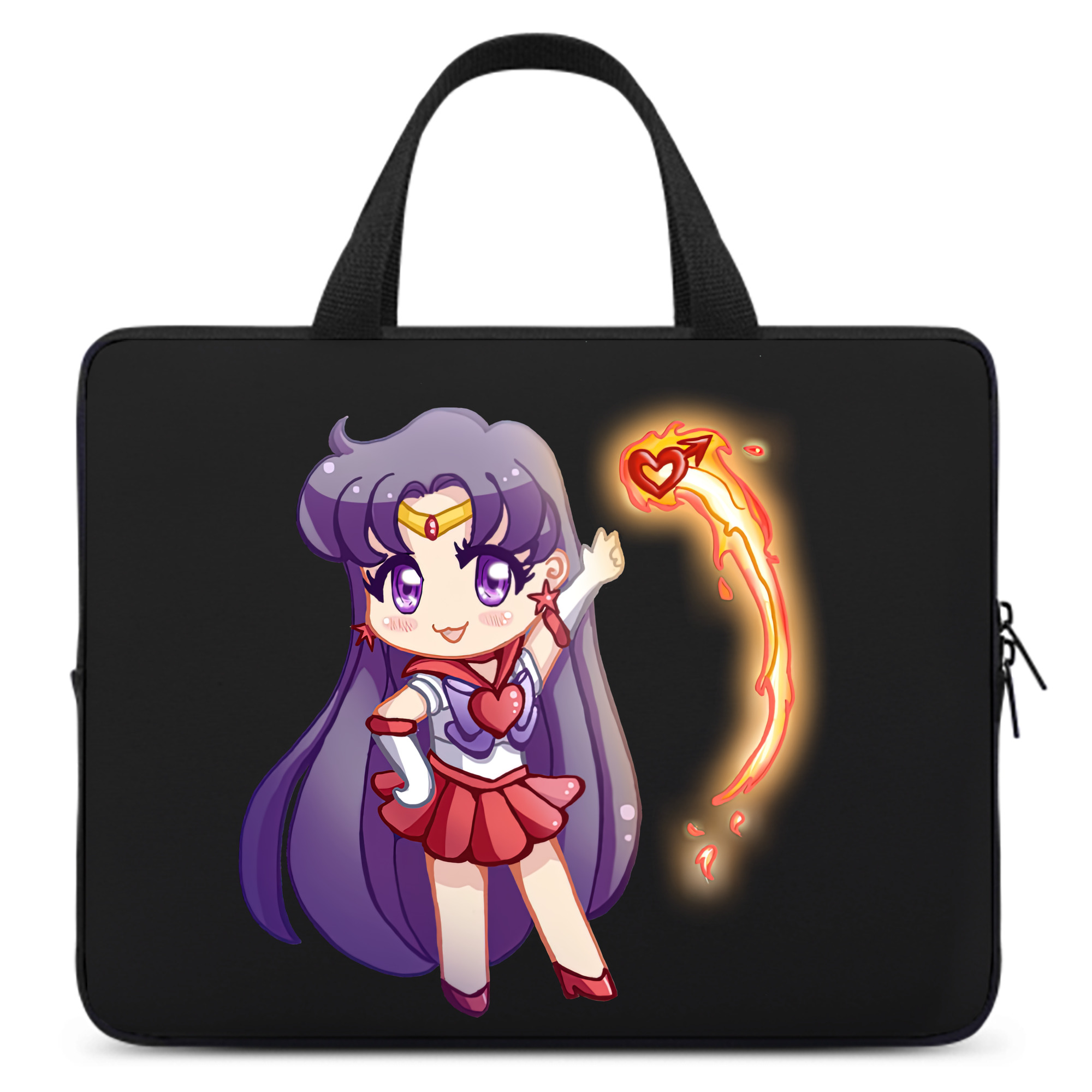 （画像用） 美少女戦士セーラームーン 火野レイ ひの レイ Sailor Moon Hino Rei （セーラーマーズ,Sailor Mars） 手提げノートパソコンバッグ