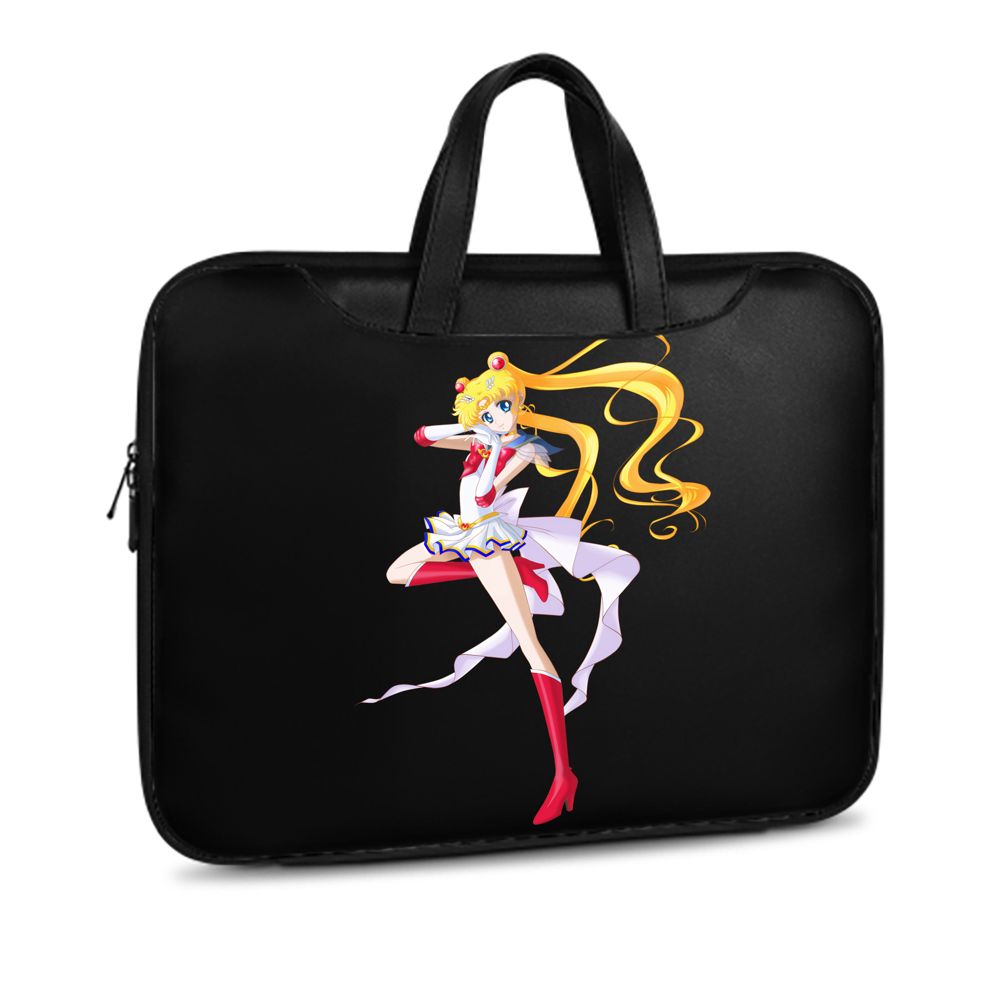 （画像用） 美少女戦士セーラームーン 月野 うさぎ つきの うさぎ Sailor Moon Tsukino Usagi レザーラップトップバッグ　ノートパソコンケース