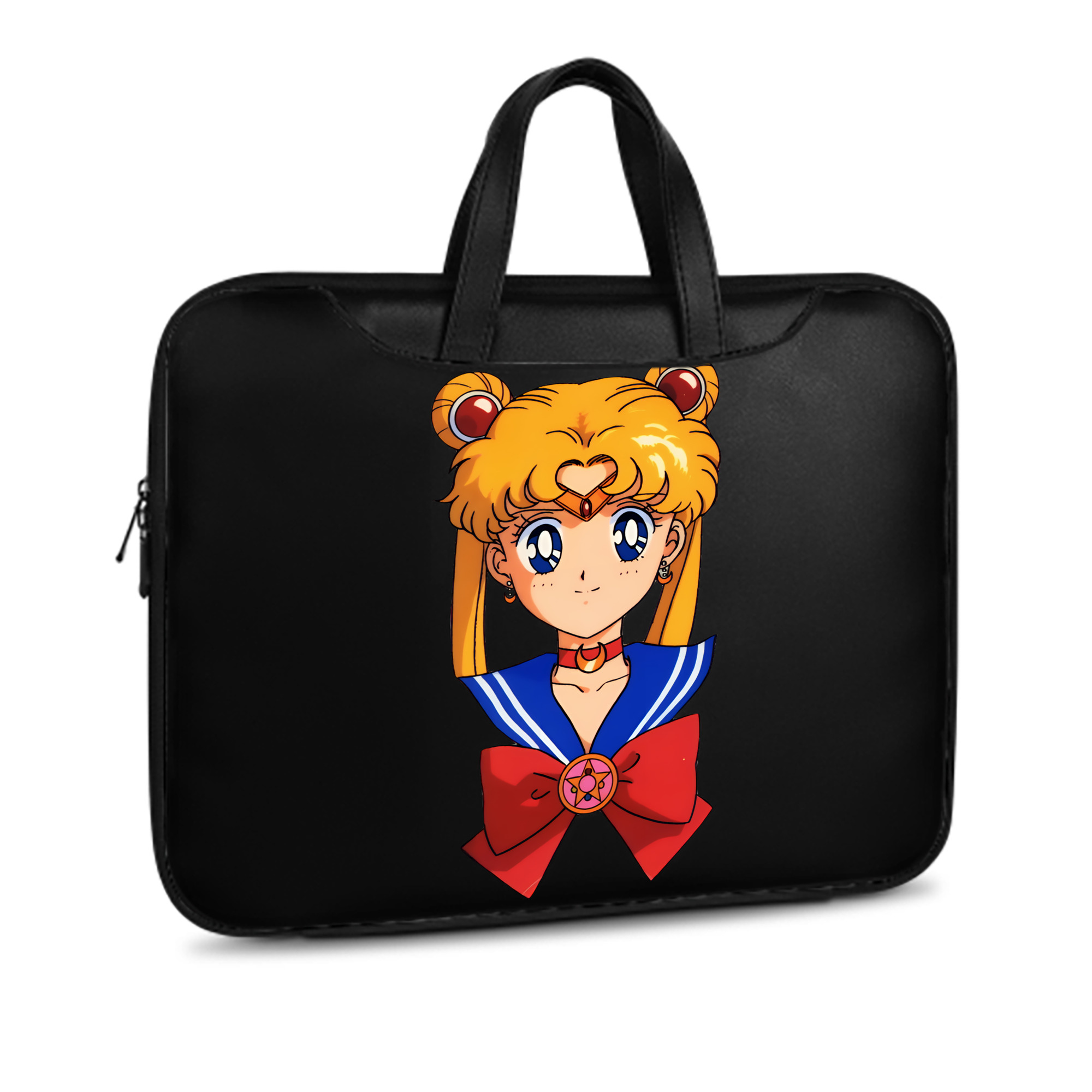 （画像用） 美少女戦士セーラームーン 月野 うさぎ つきの うさぎ Sailor Moon Tsukino Usagi レザーラップトップバッグ　ノートパソコンケース