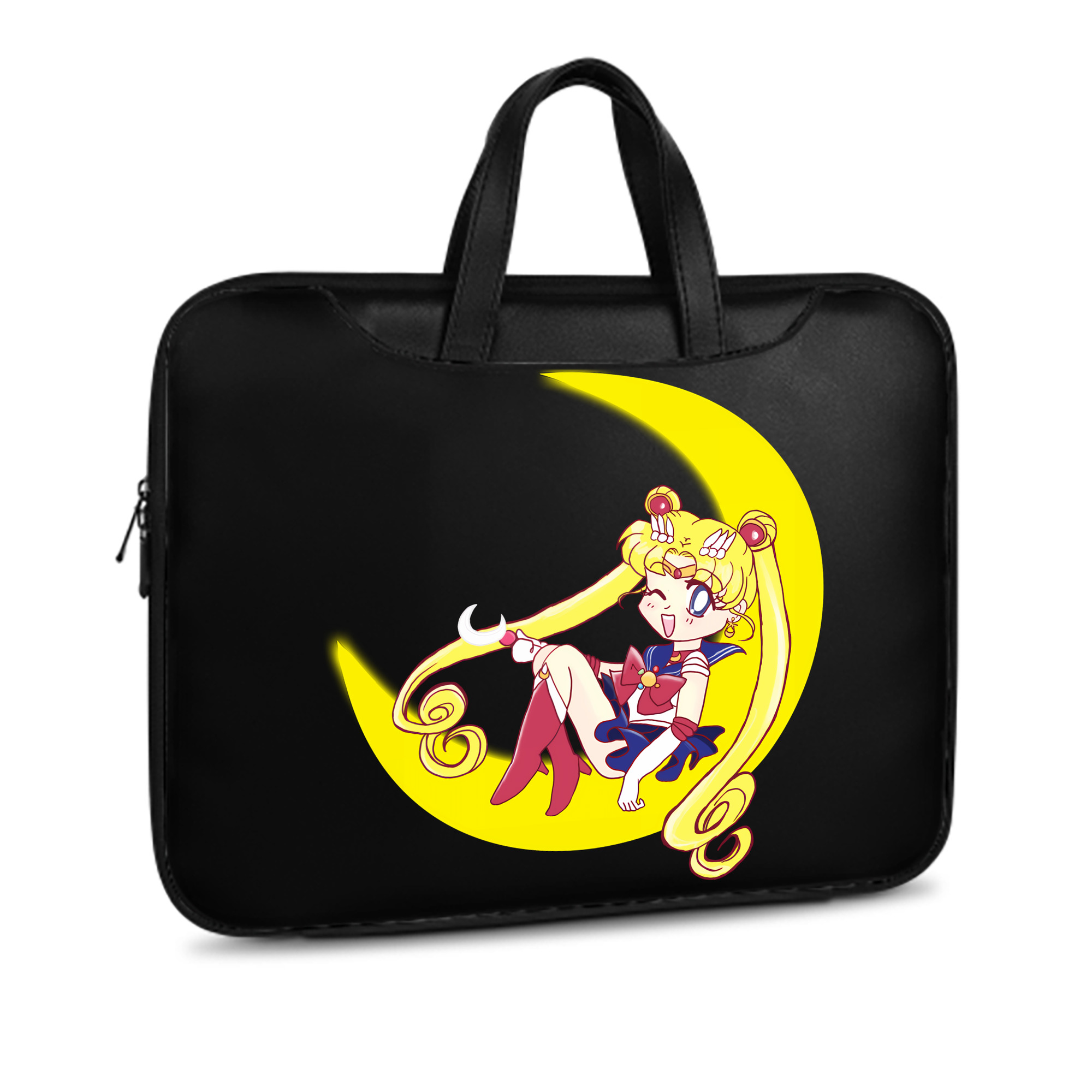 （画像用） 美少女戦士セーラームーン 月野 うさぎ つきの うさぎ Sailor Moon Tsukino Usagi レザーラップトップバッグ　ノートパソコンケース