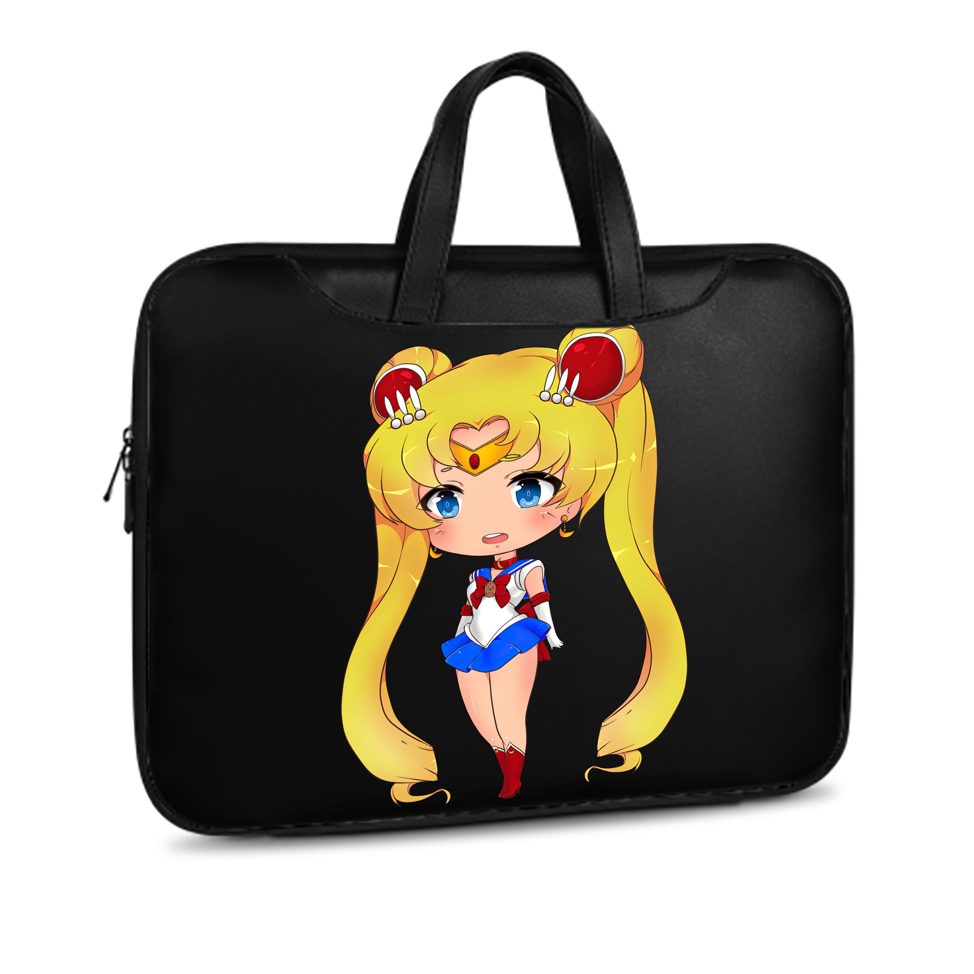 （画像用） 美少女戦士セーラームーン 月野 うさぎ つきの うさぎ Sailor Moon Tsukino Usagi レザーラップトップバッグ　ノートパソコンケース