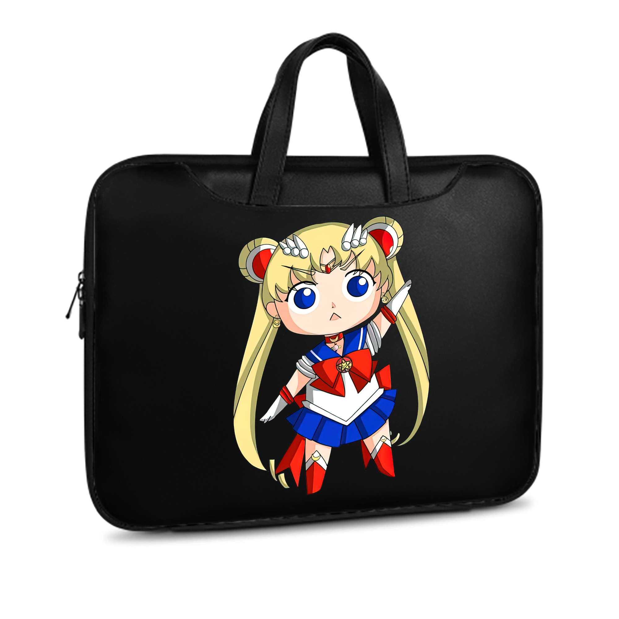 （画像用） 美少女戦士セーラームーン 月野 うさぎ つきの うさぎ Sailor Moon Tsukino Usagi レザーラップトップバッグ　ノートパソコンケース