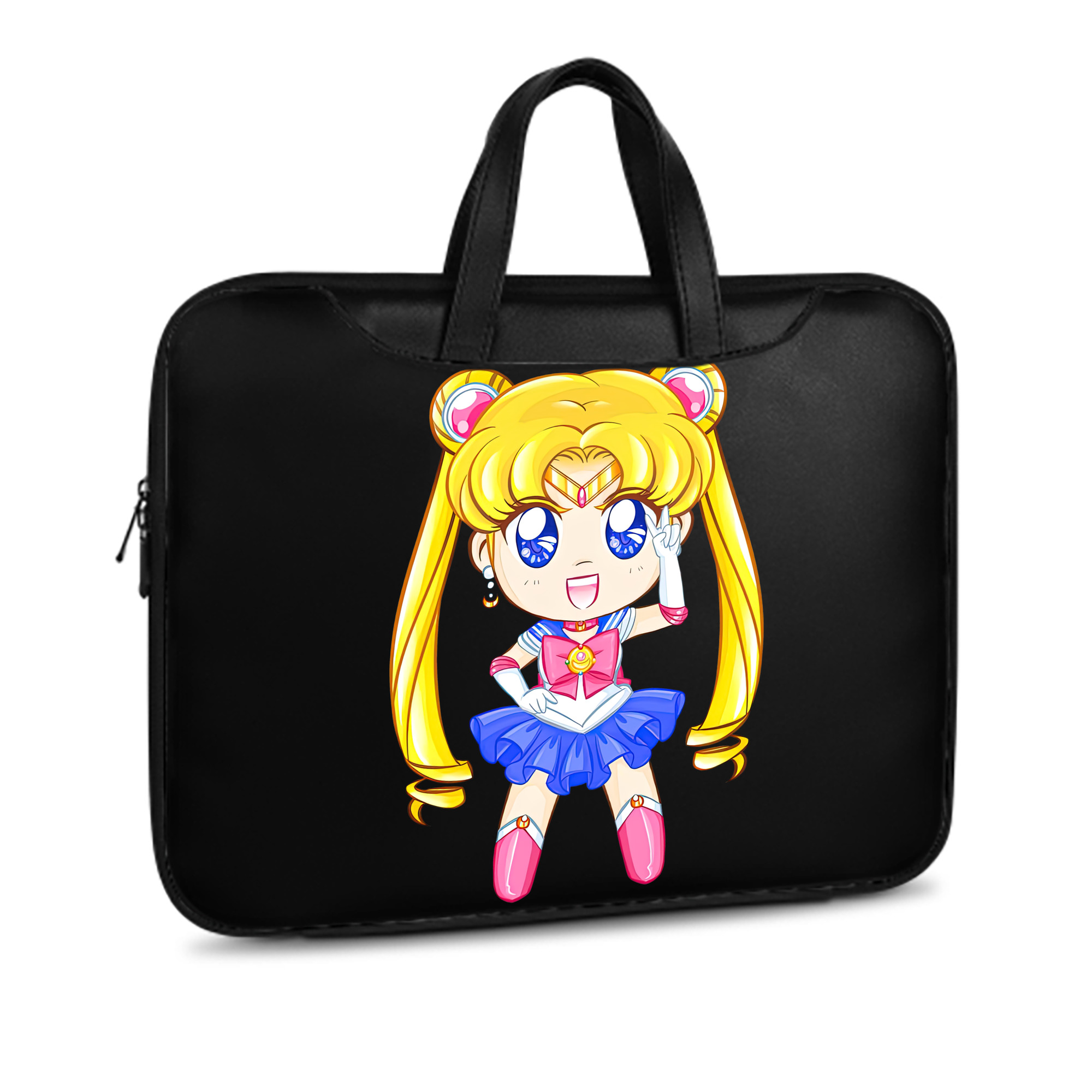 （画像用） 美少女戦士セーラームーン 月野 うさぎ つきの うさぎ Sailor Moon Tsukino Usagi レザーラップトップバッグ　ノートパソコンケース