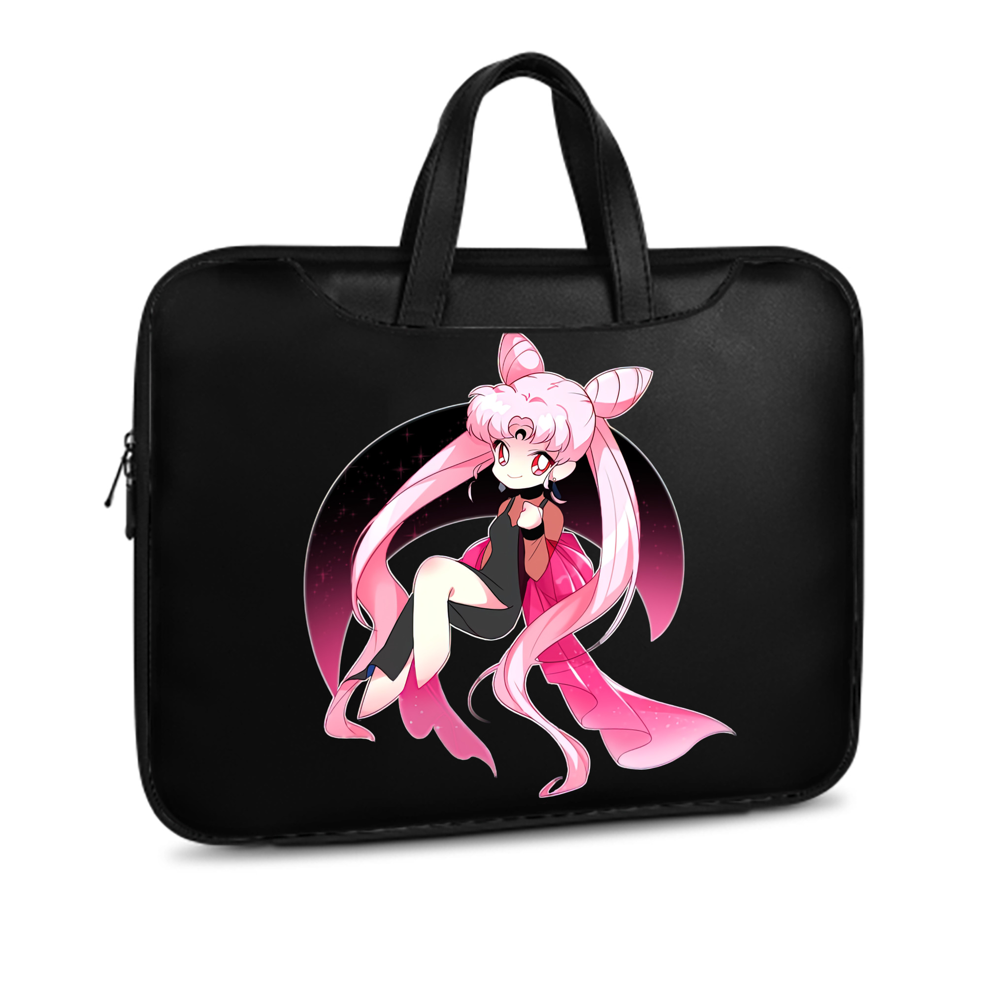 （画像用） 美少女戦士セーラームーン ちびうさ Sailor Moon Chibiusa Tsukino Usagi Small Lady Serenity レザーラップトップバッグ　ノートパソコンケース