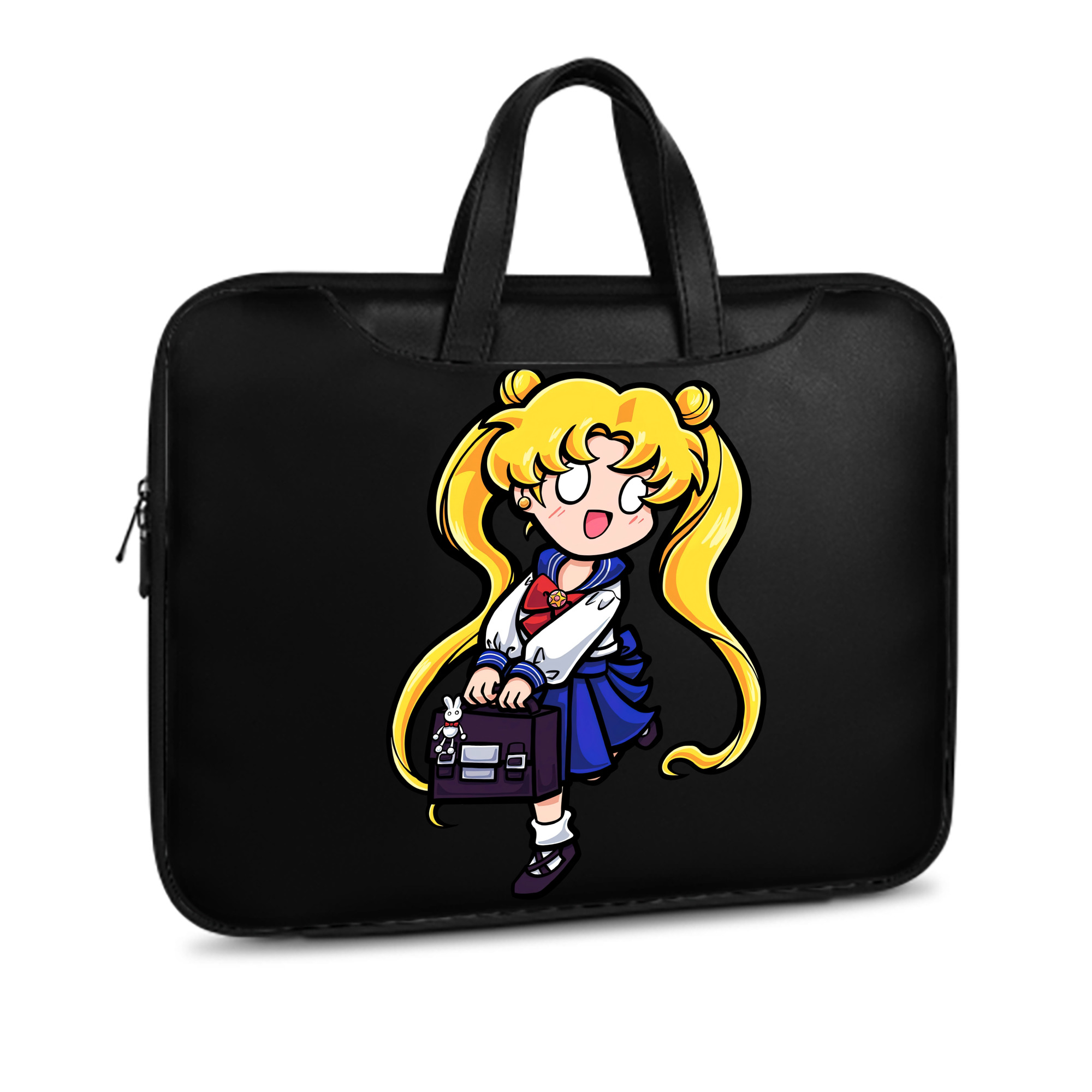 （画像用） 美少女戦士セーラームーン 愛野 美奈子 あいの みなこ Sailor Moon Aino Minako レザーラップトップバッグ　ノートパソコンケース