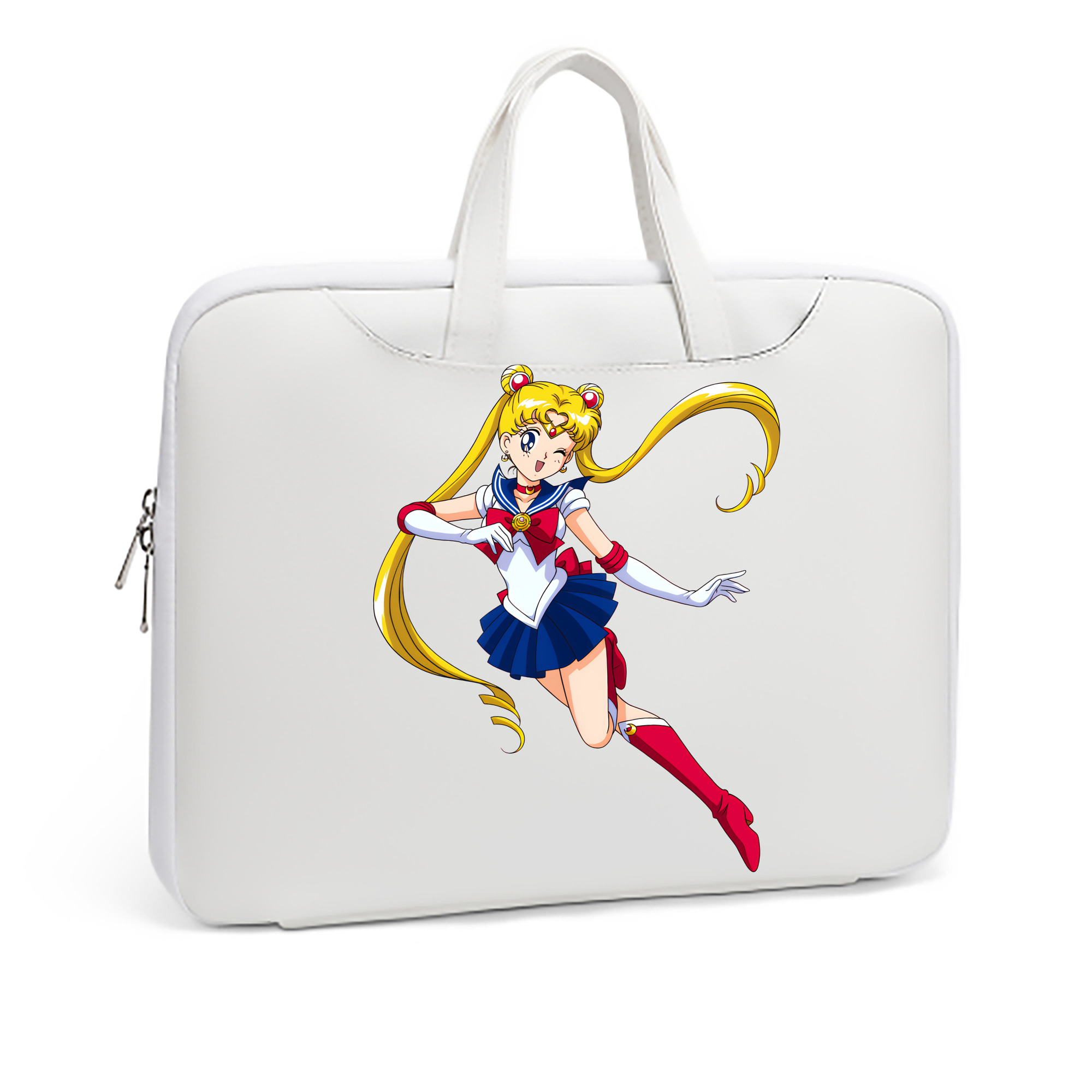 （画像用） 美少女戦士セーラームーン 月野 うさぎ つきの うさぎ Sailor Moon Tsukino Usagi レザーラップトップバッグ　ノートパソコンケース