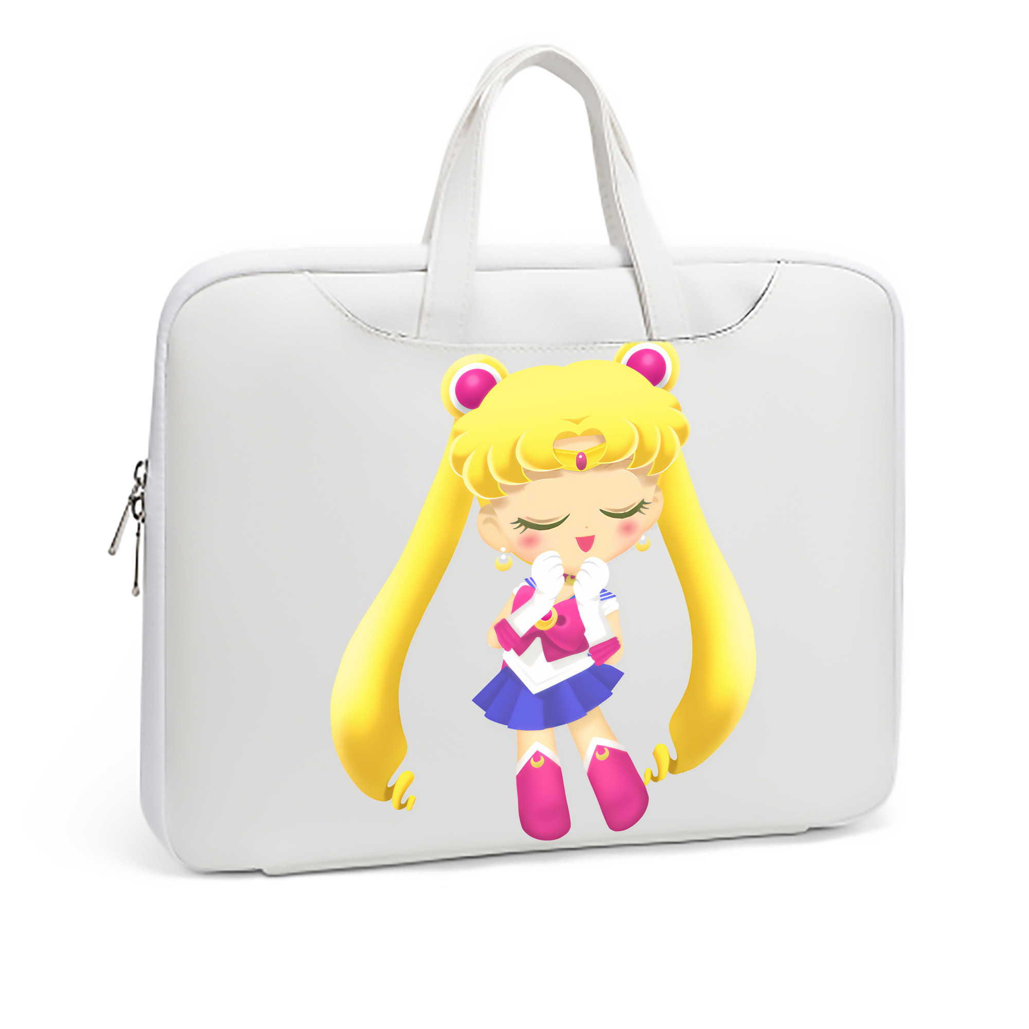 （画像用） 美少女戦士セーラームーン 月野 うさぎ つきの うさぎ Sailor Moon Tsukino Usagi レザーラップトップバッグ　ノートパソコンケース