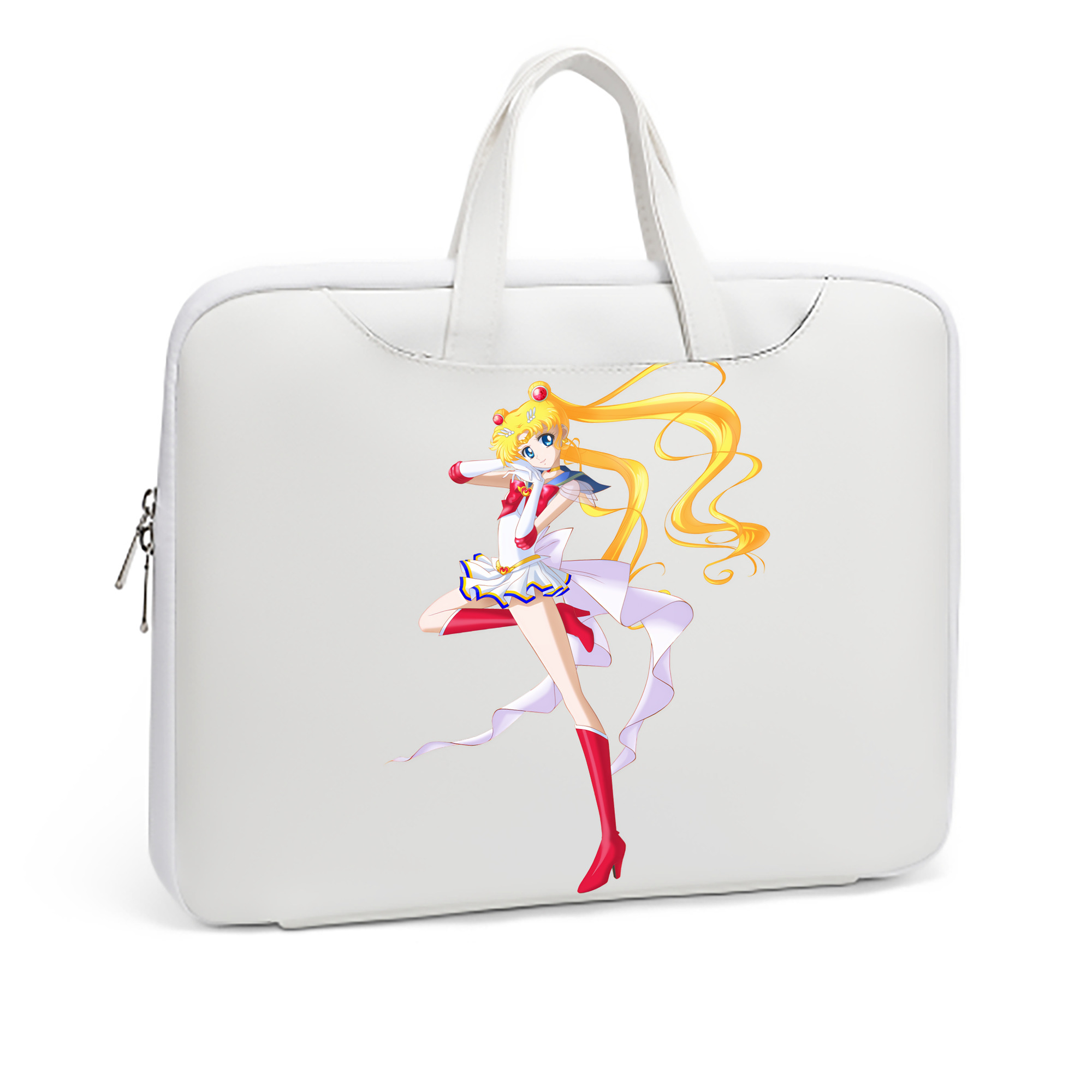 （画像用） 美少女戦士セーラームーン 月野 うさぎ つきの うさぎ Sailor Moon Tsukino Usagi レザーラップトップバッグ　ノートパソコンケース