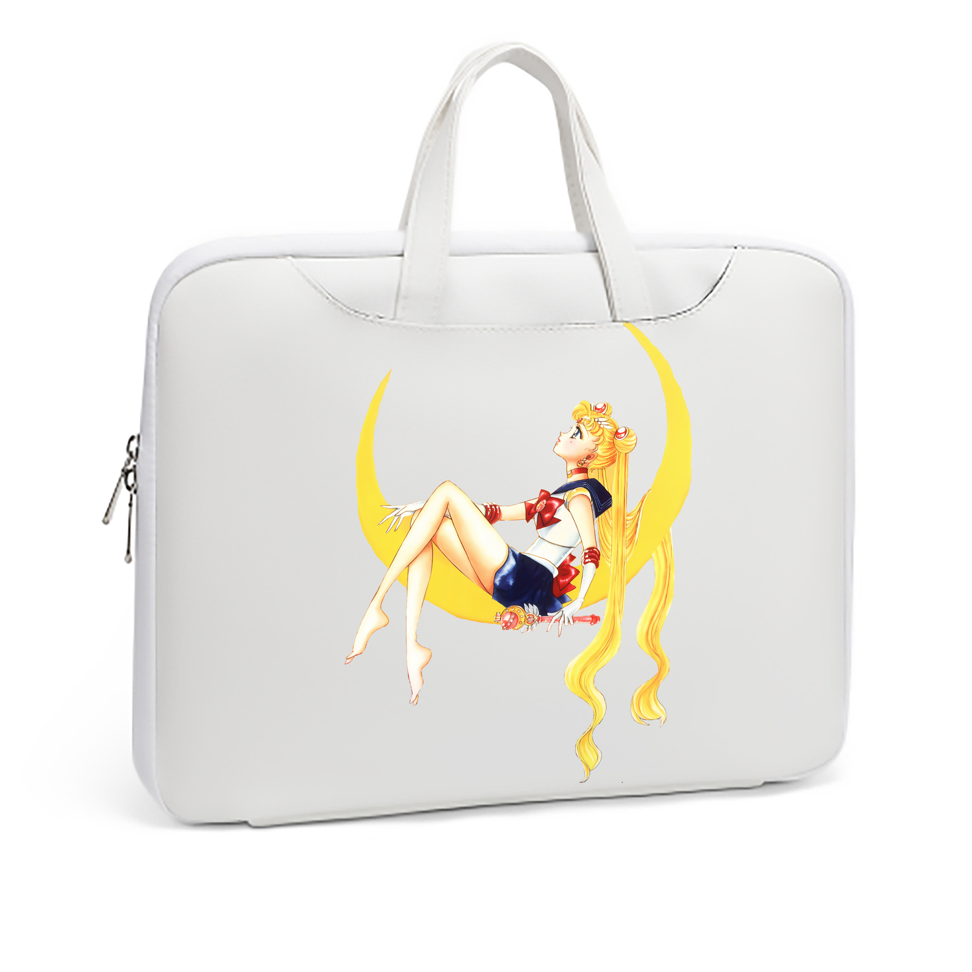 （画像用） 美少女戦士セーラームーン 月野 うさぎ つきの うさぎ Sailor Moon Tsukino Usagi レザーラップトップバッグ　ノートパソコンケース