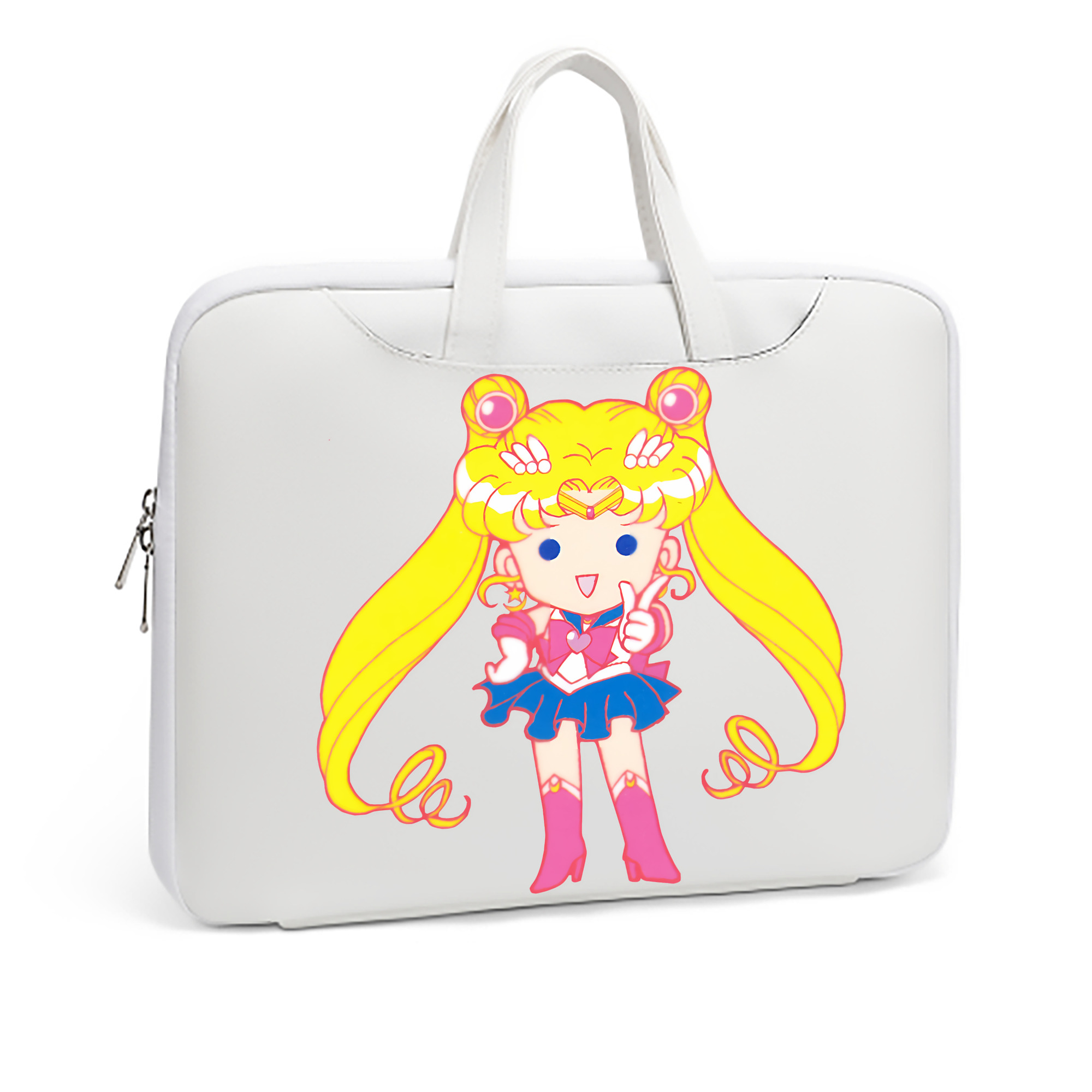 （画像用） 美少女戦士セーラームーン 月野 うさぎ つきの うさぎ Sailor Moon Tsukino Usagi レザーラップトップバッグ　ノートパソコンケース