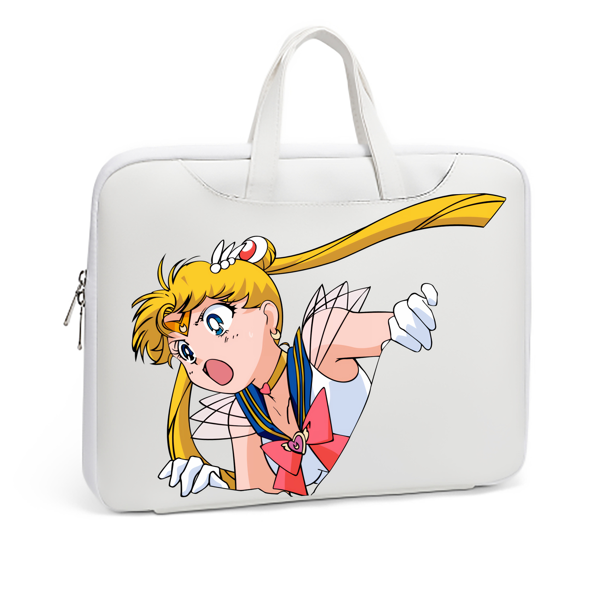 （画像用） 美少女戦士セーラームーン 月野 うさぎ つきの うさぎ Sailor Moon Tsukino Usagi レザーラップトップバッグ　ノートパソコンケース