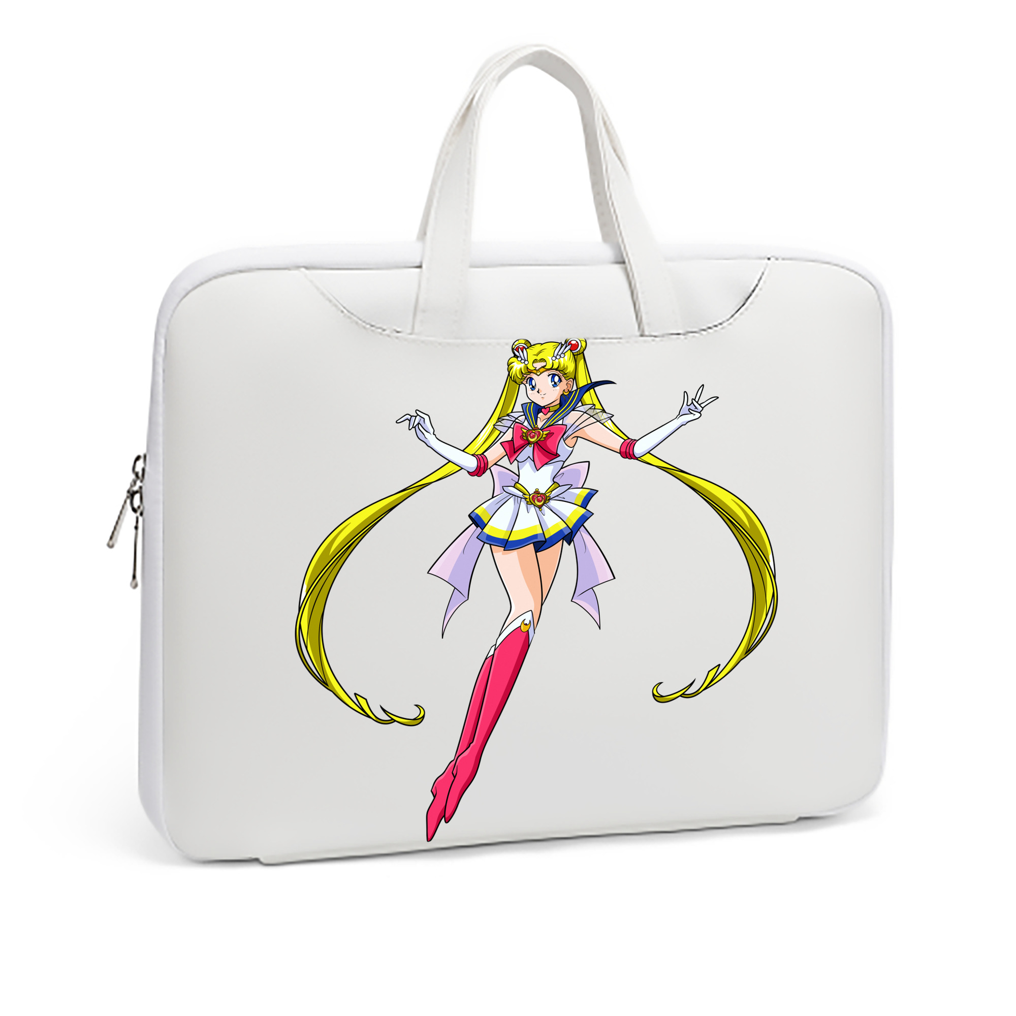 （画像用） 美少女戦士セーラームーン 月野 うさぎ つきの うさぎ Sailor Moon Tsukino Usagi レザーラップトップバッグ　ノートパソコンケース