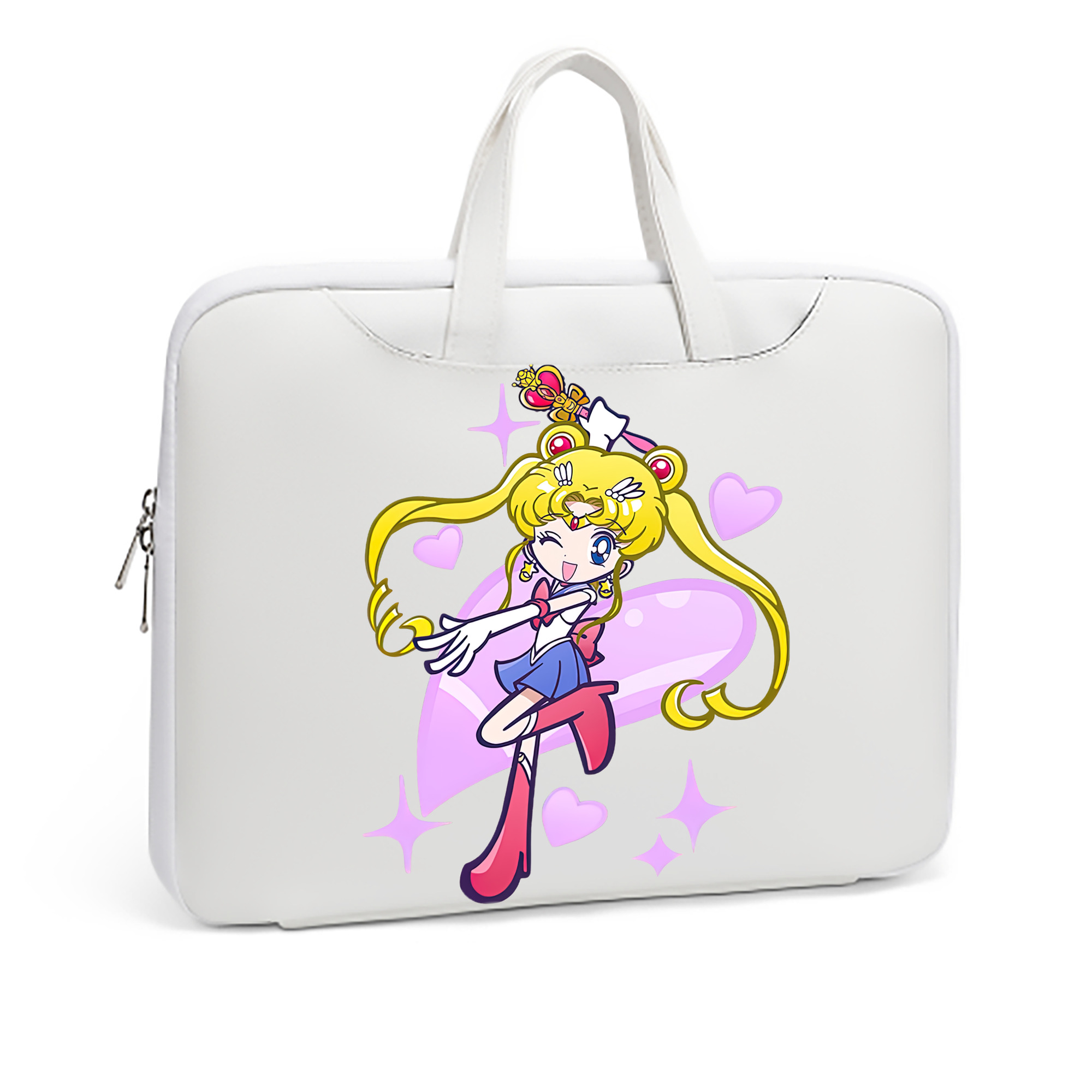 （画像用） 美少女戦士セーラームーン 月野 うさぎ つきの うさぎ Sailor Moon Tsukino Usagi レザーラップトップバッグ　ノートパソコンケース