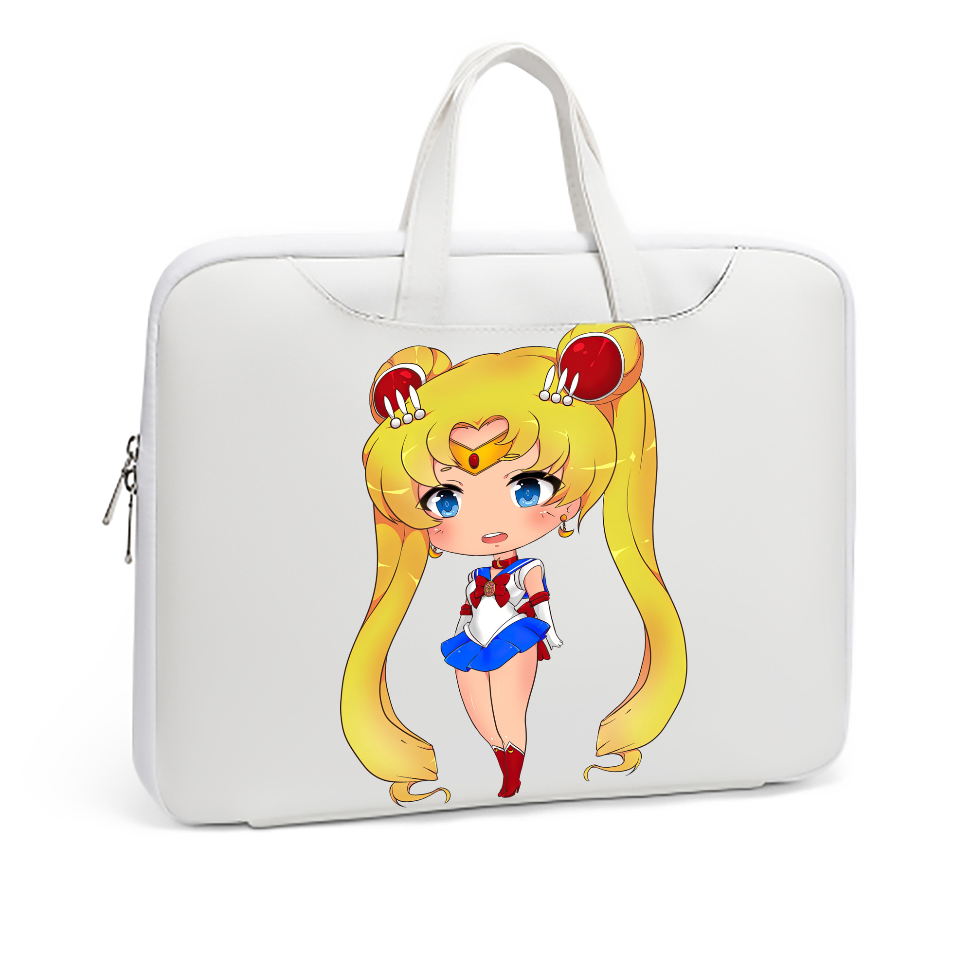 （画像用） 美少女戦士セーラームーン 月野 うさぎ つきの うさぎ Sailor Moon Tsukino Usagi レザーラップトップバッグ　ノートパソコンケース