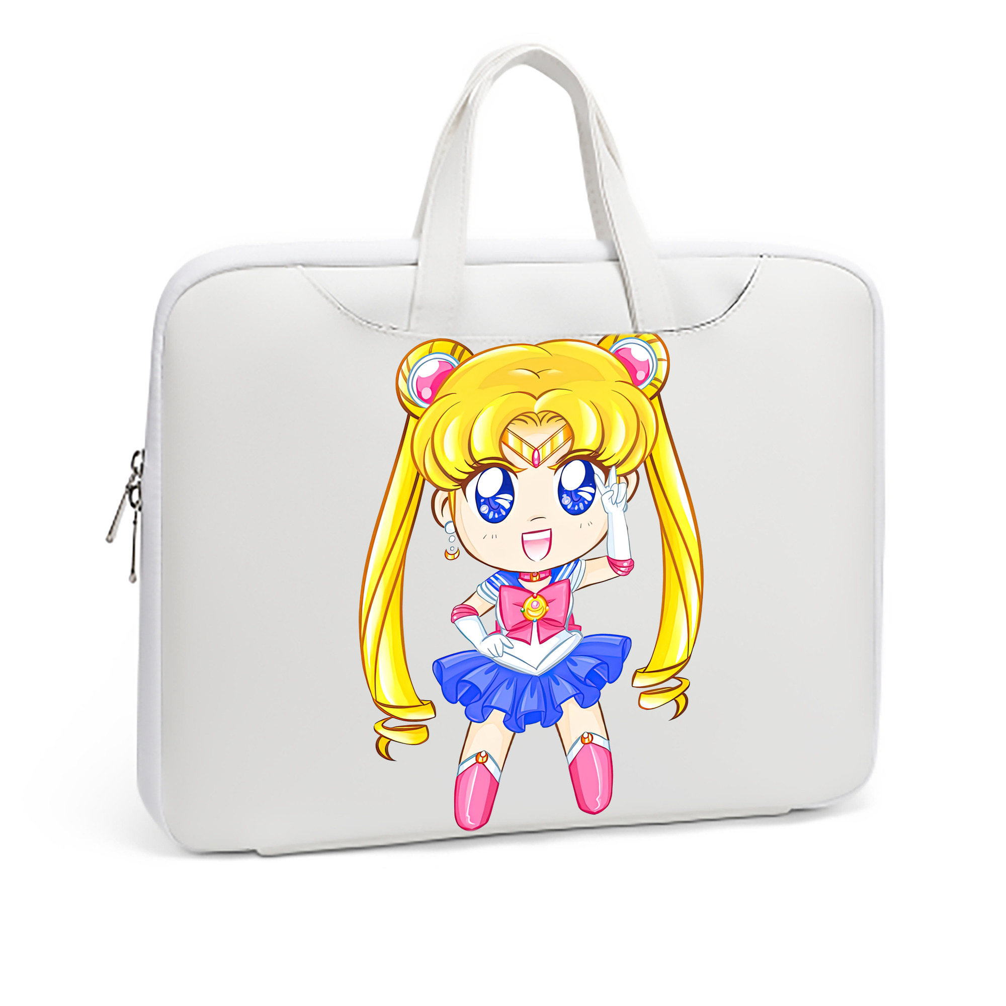 （画像用） 美少女戦士セーラームーン 月野 うさぎ つきの うさぎ Sailor Moon Tsukino Usagi レザーラップトップバッグ　ノートパソコンケース