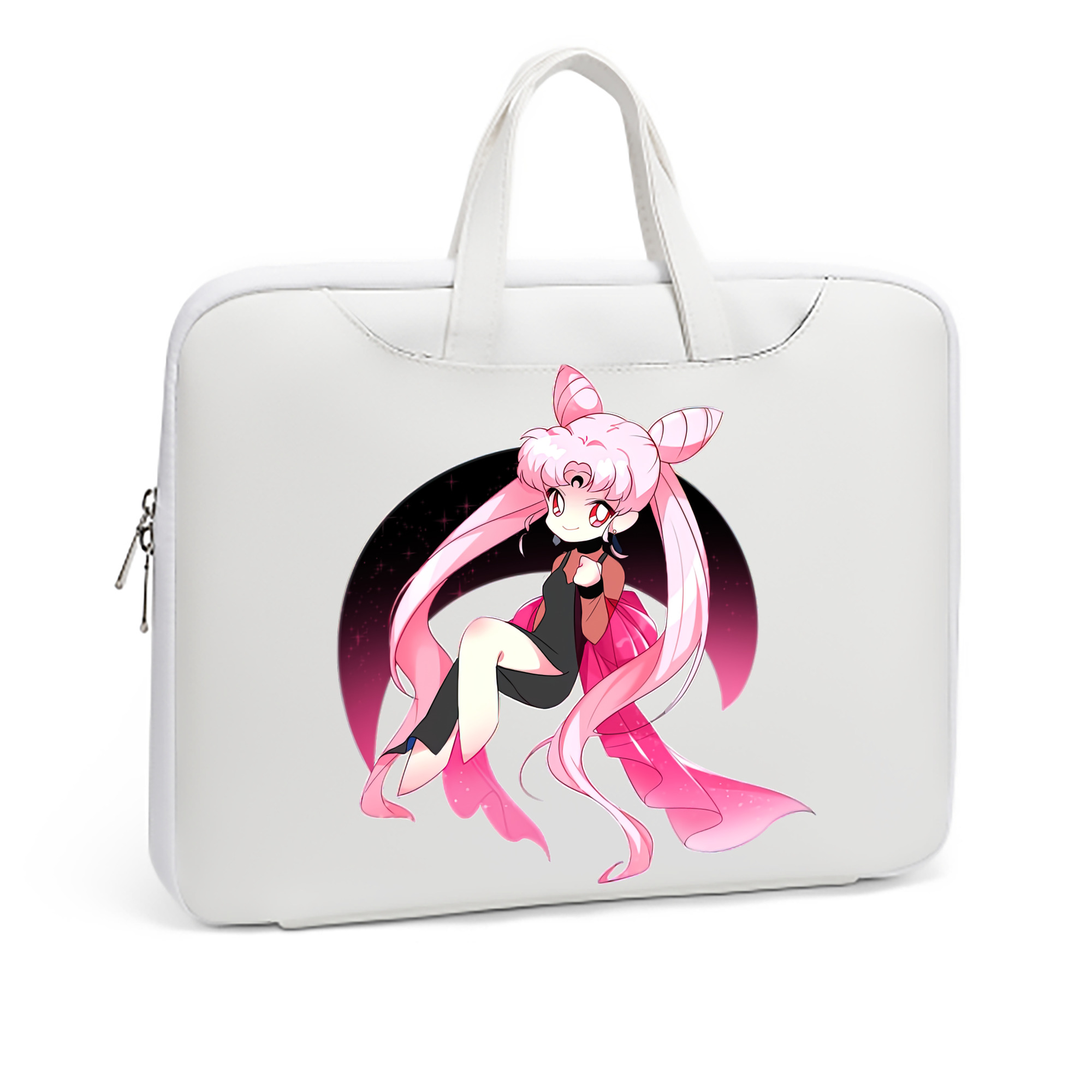 （画像用） 美少女戦士セーラームーン ちびうさ Sailor Moon Chibiusa Tsukino Usagi Small Lady Serenity レザーラップトップバッグ　ノートパソコンケース