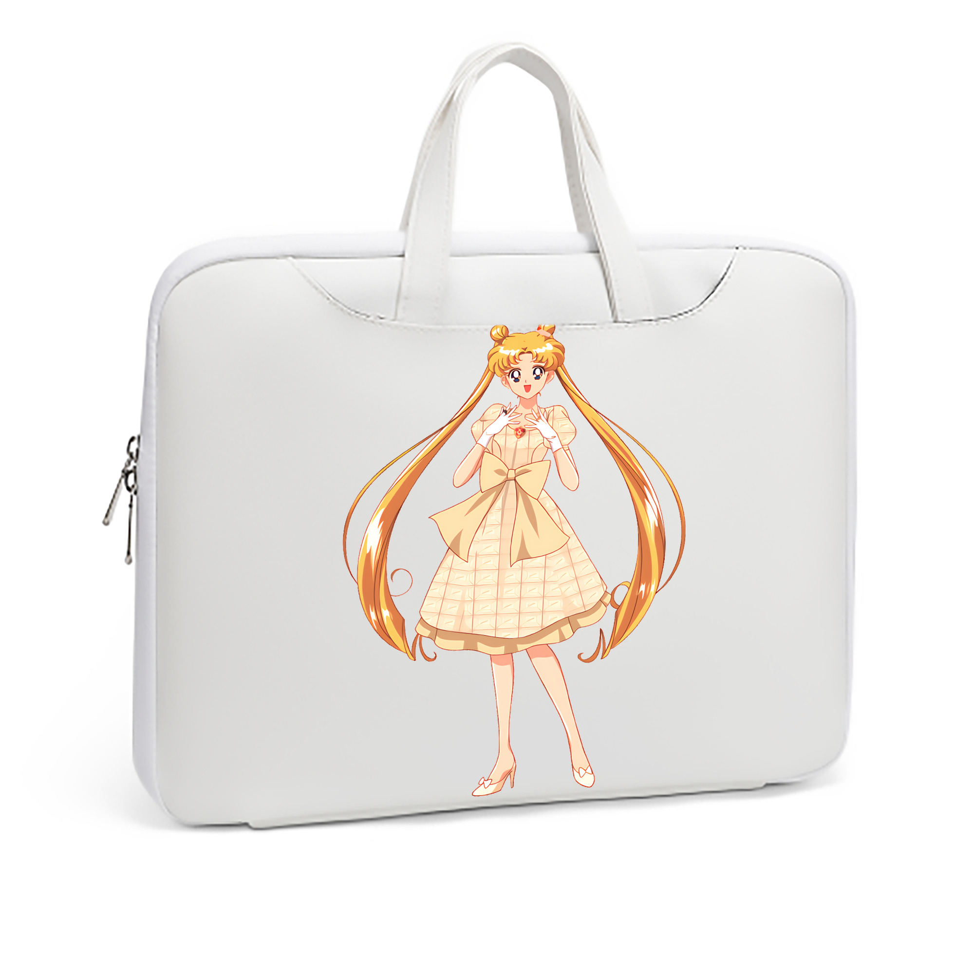 （画像用） 美少女戦士セーラームーン 愛野 美奈子 あいの みなこ Sailor Moon Aino Minako レザーラップトップバッグ　ノートパソコンケース