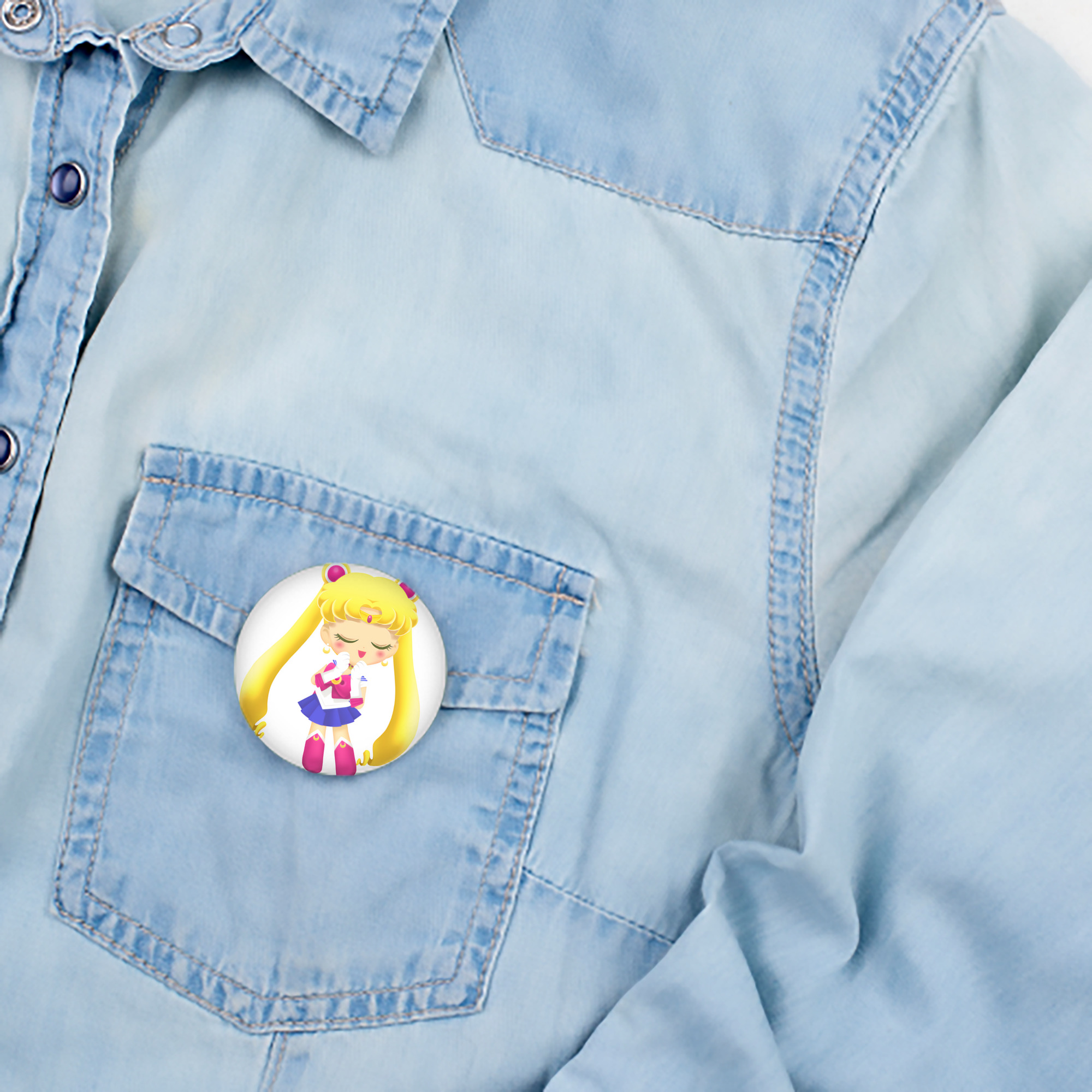 美少女戦士セーラームーン 月野 うさぎ つきの うさぎ Sailor Moon Tsukino Usagi 6cm 缶バッジ 複数セット