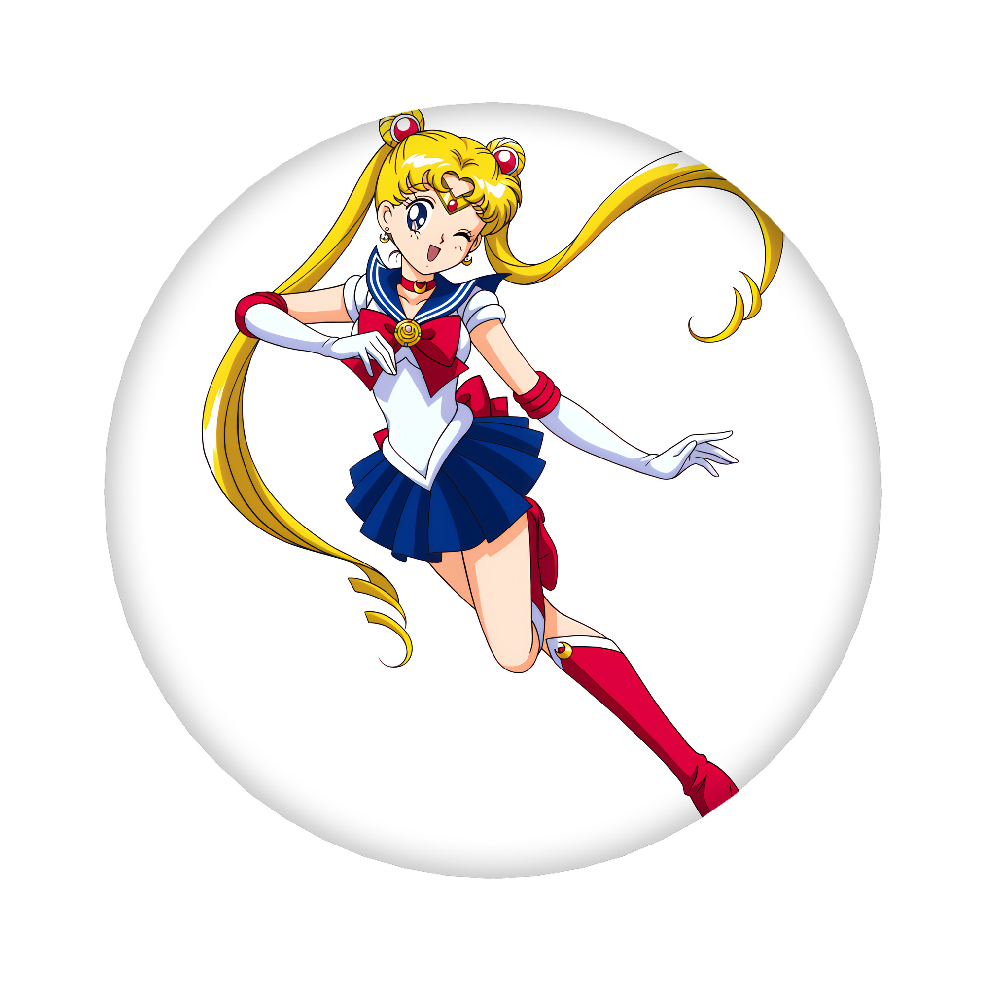 （画像用） 美少女戦士セーラームーン 月野 うさぎ つきの うさぎ Sailor Moon Tsukino Usagi 6cm 缶バッジ 複数セット