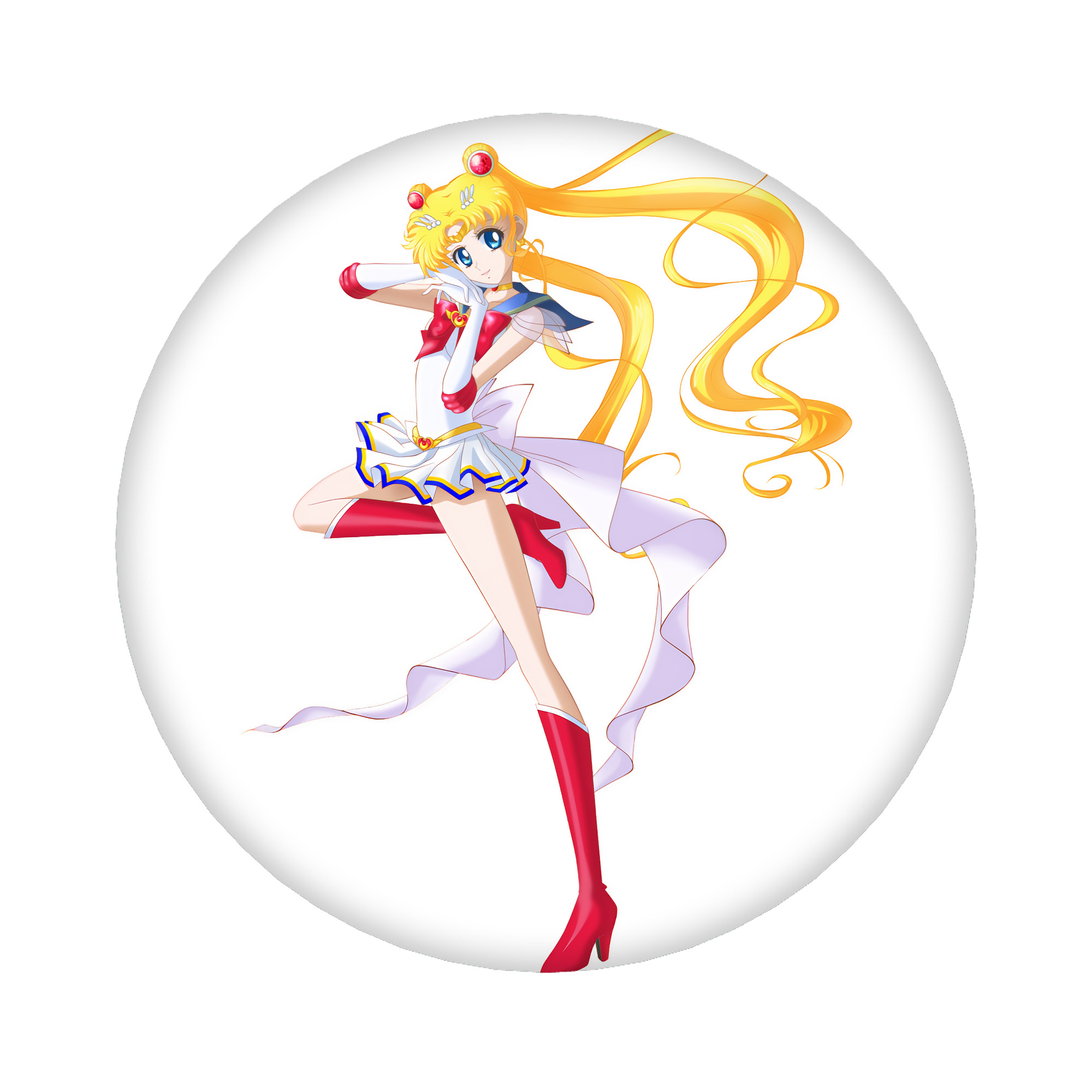 （画像用） 美少女戦士セーラームーン 月野 うさぎ つきの うさぎ Sailor Moon Tsukino Usagi 6cm 缶バッジ 複数セット