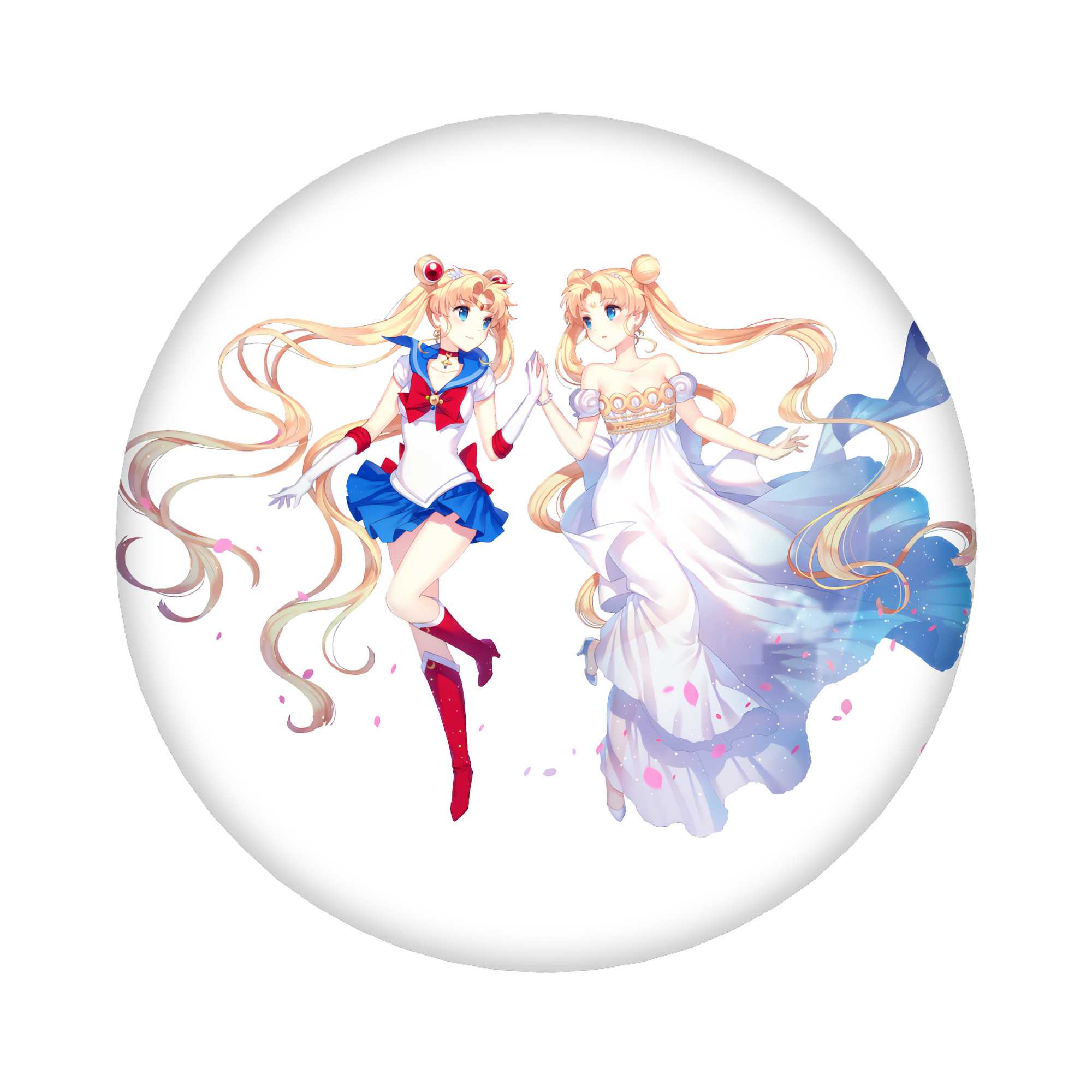 （画像用） 美少女戦士セーラームーン 月野 うさぎ つきの うさぎ Sailor Moon Tsukino Usagi 6cm 缶バッジ 複数セット