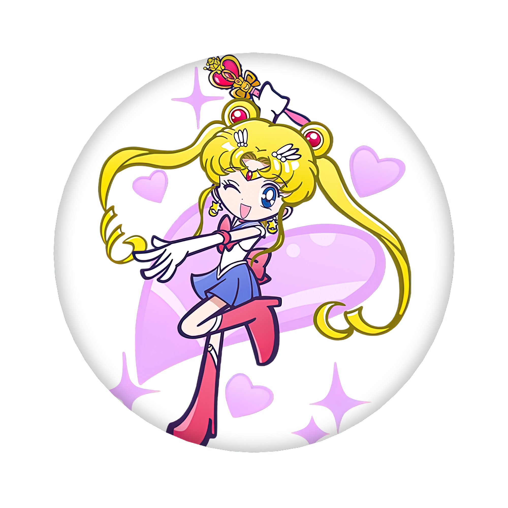 （画像用） 美少女戦士セーラームーン 月野 うさぎ つきの うさぎ Sailor Moon Tsukino Usagi 6cm 缶バッジ 複数セット