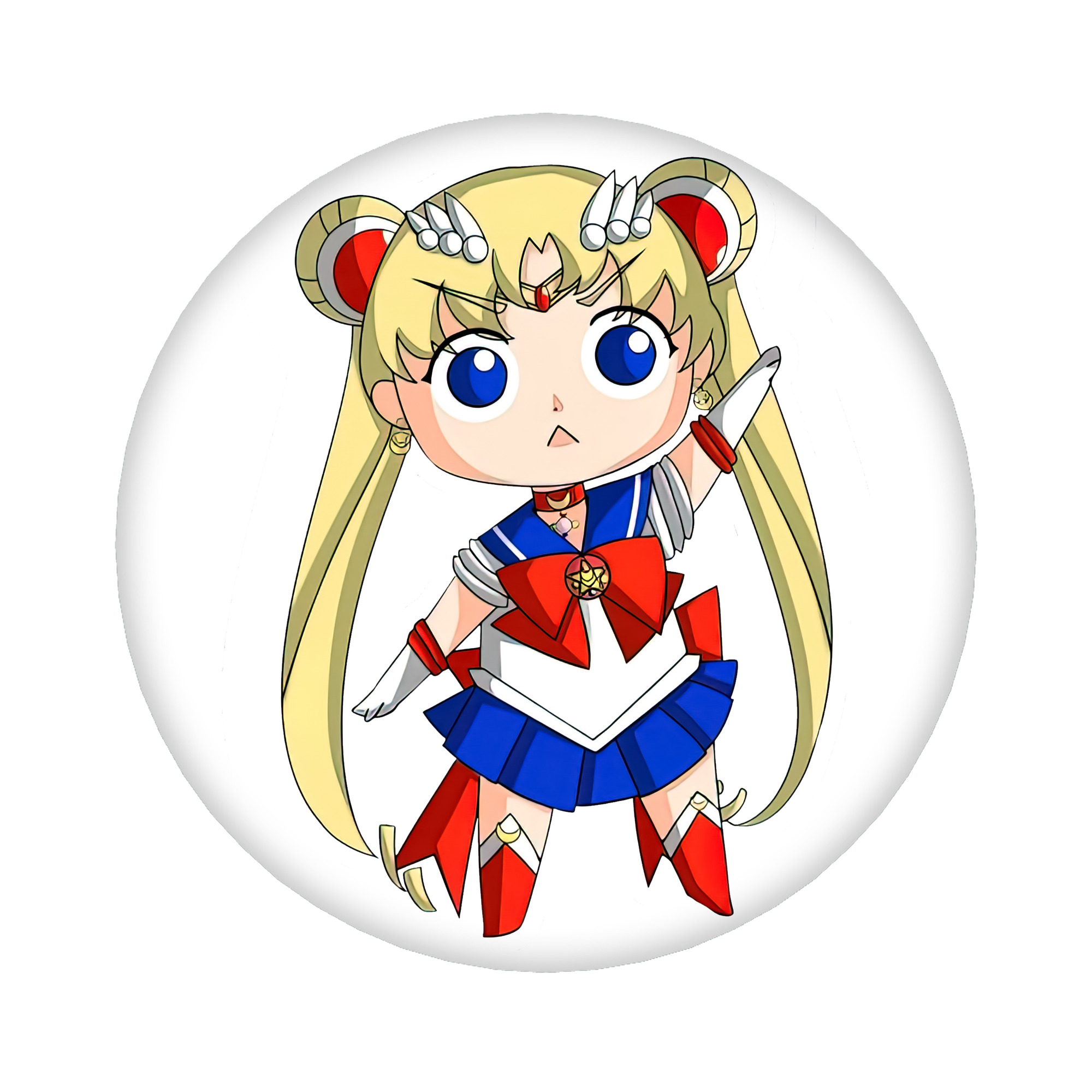 （画像用） 美少女戦士セーラームーン 月野 うさぎ つきの うさぎ Sailor Moon Tsukino Usagi 6cm 缶バッジ 複数セット